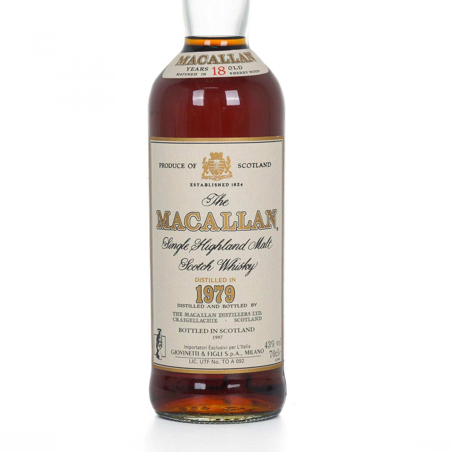 Macallan 麦卡伦 18年 1979-1997 雪莉桶