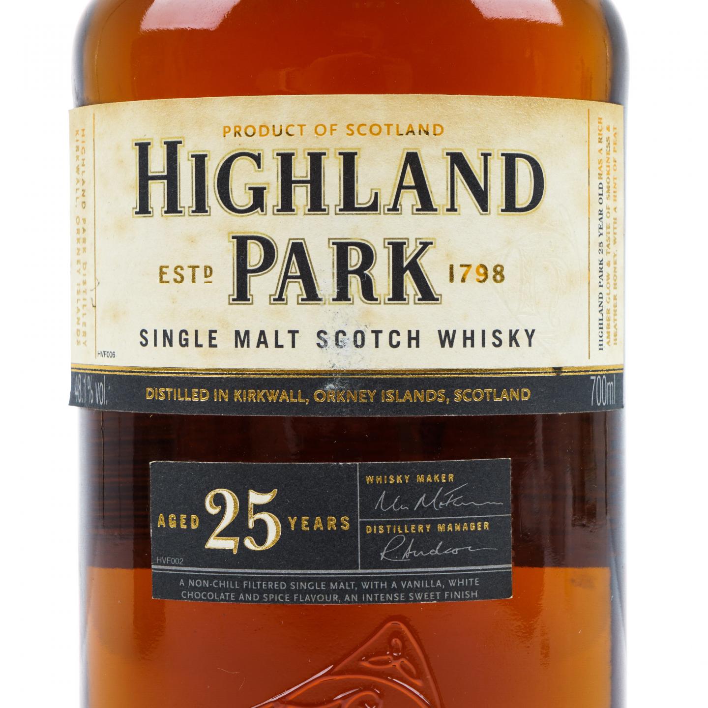 Highland Park 高原骑士 25年 48.1%Vol.