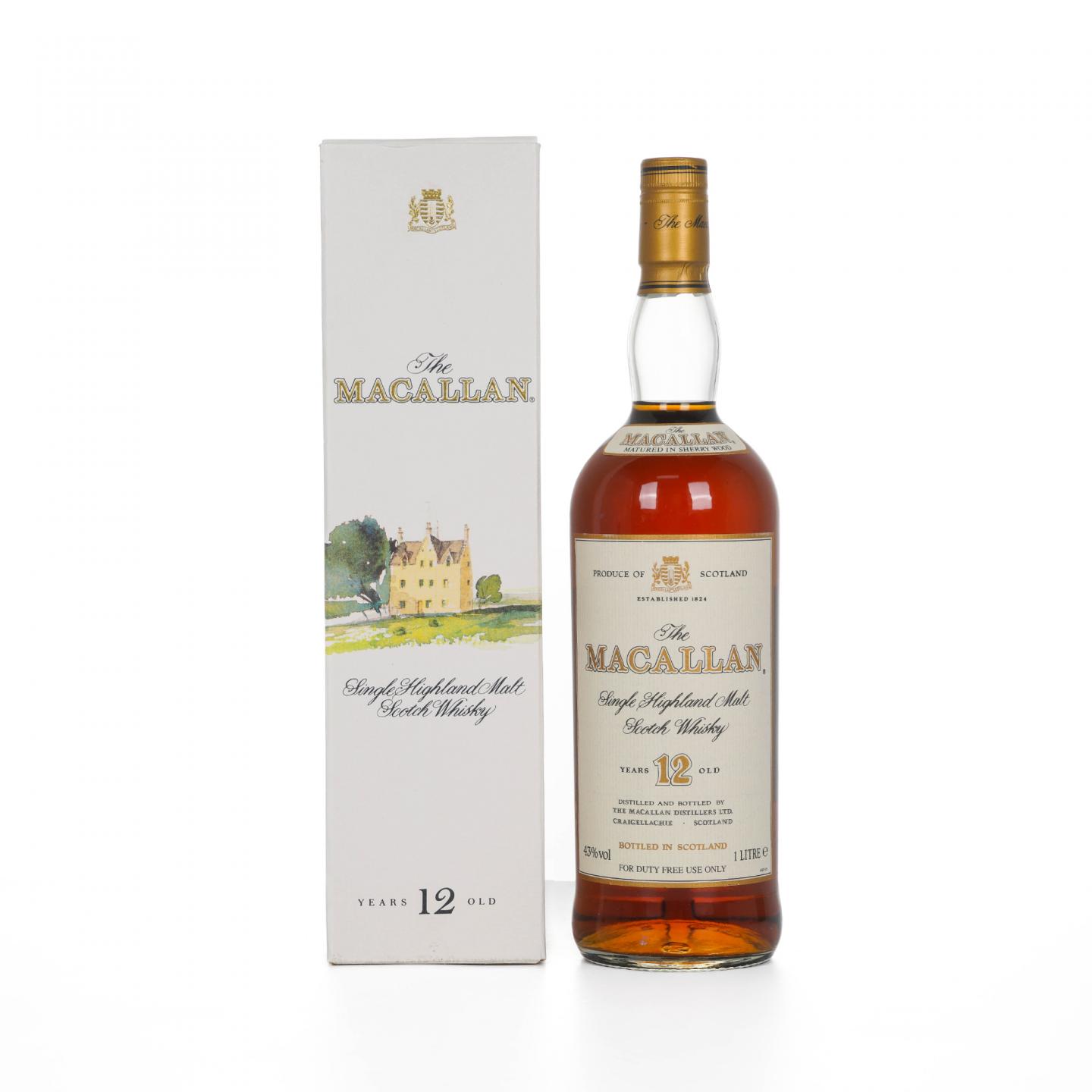 Macallan 麦卡伦 12年 雪莉桶 1升装