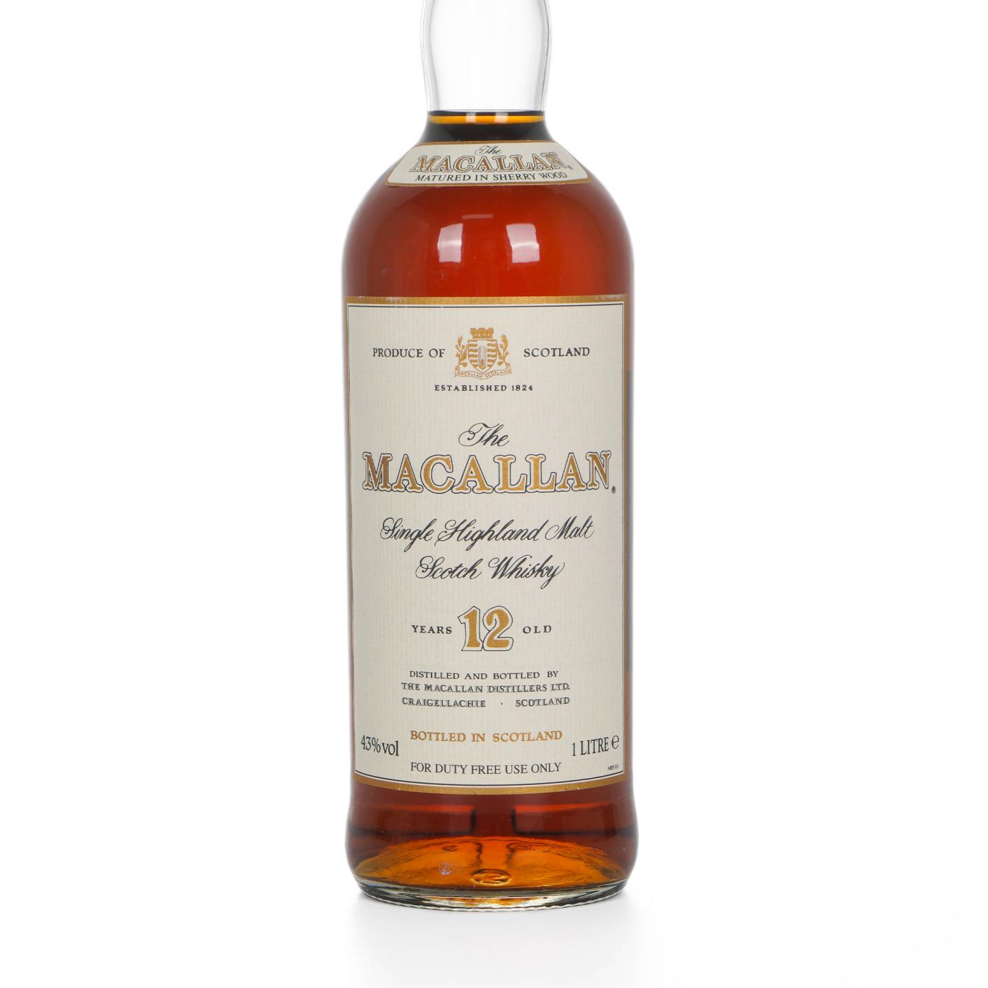 Macallan 麦卡伦 12年 雪莉桶 1升装