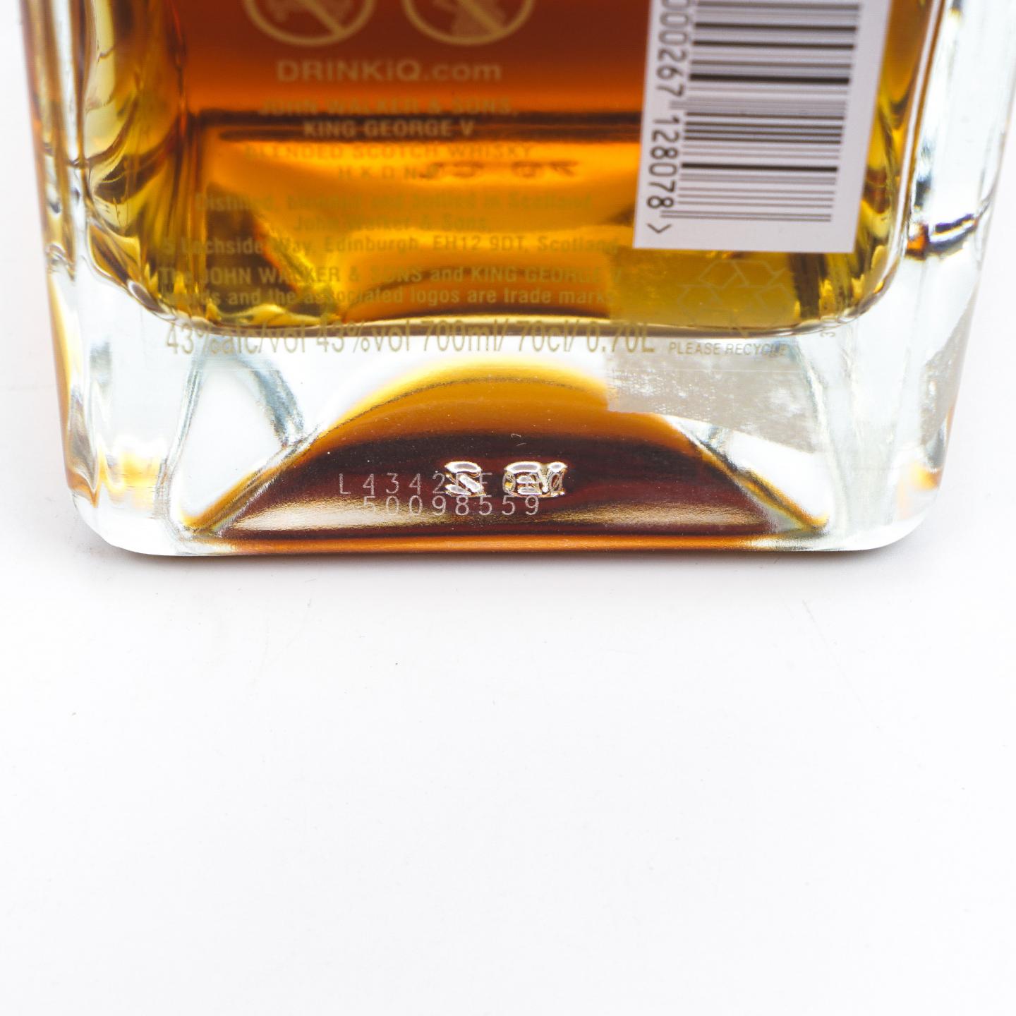 John Walker & Sons 尊尼获加 King George V 80周年纪念 限量版