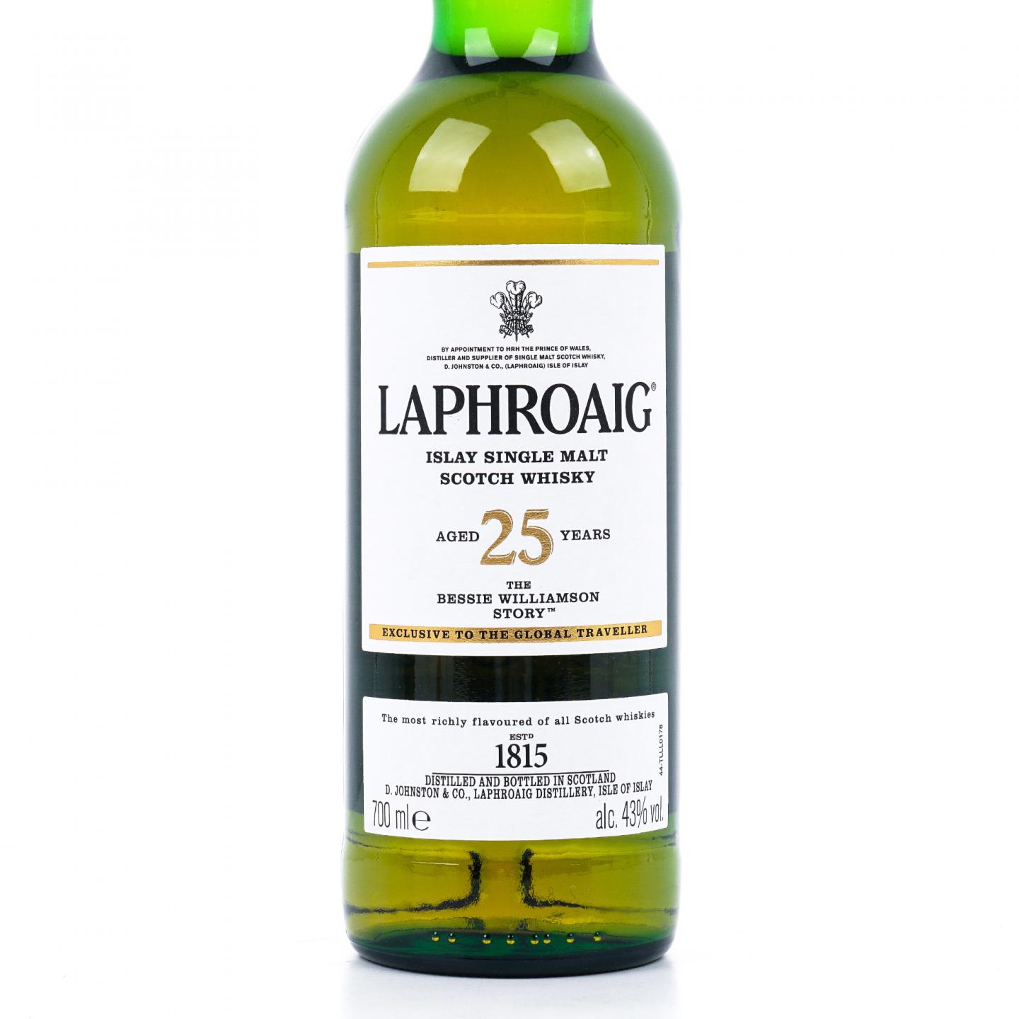 Laphroaig 拉弗格 25年 The Bessie Williamson Story 礼盒