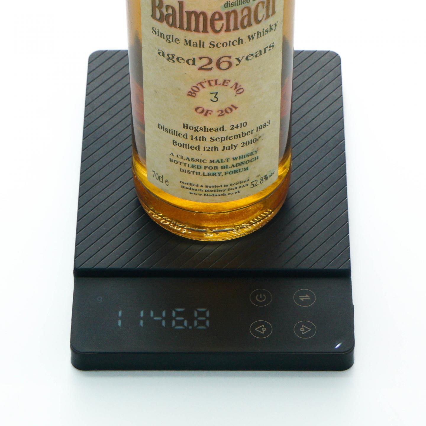 Balmenach 巴门纳克 26年 1983-2010 桶号#2410