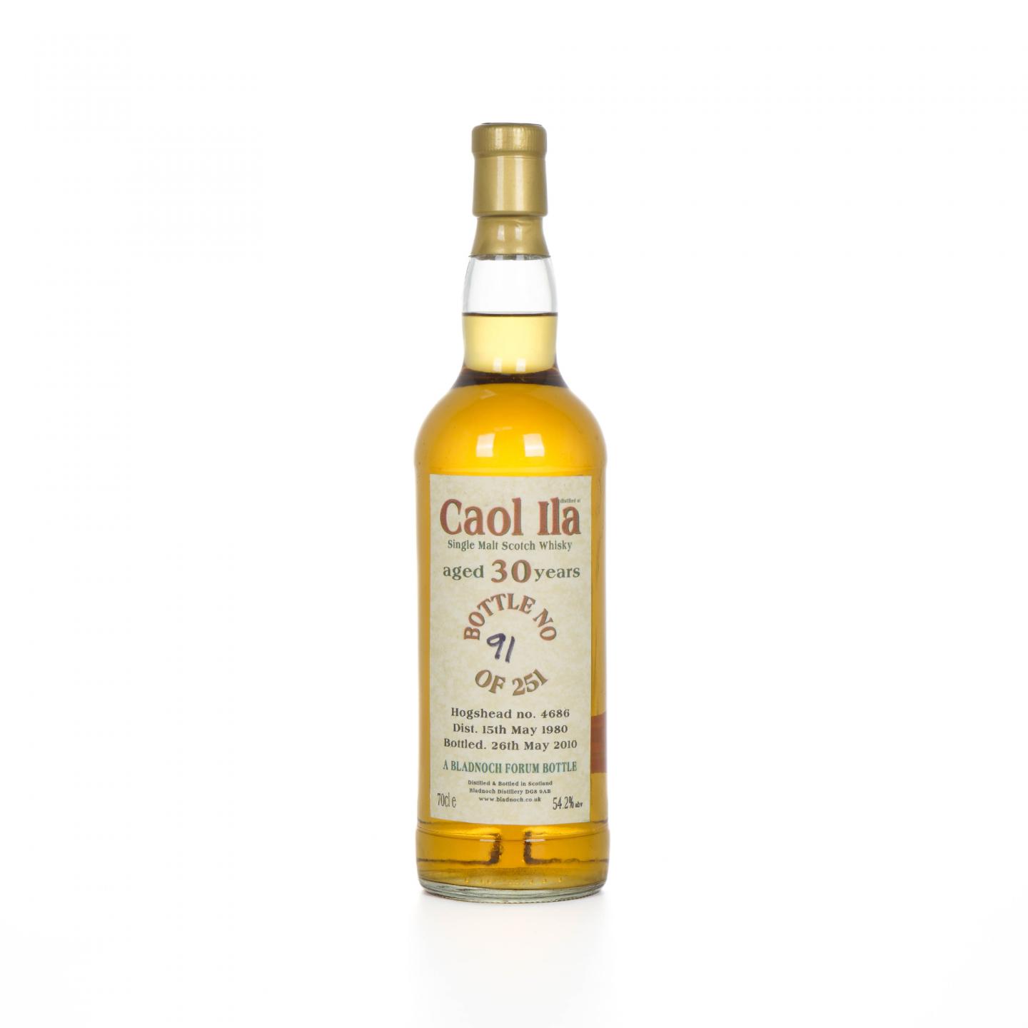 Caol Ila 卡尔里拉 30年 1980-2010 #4686