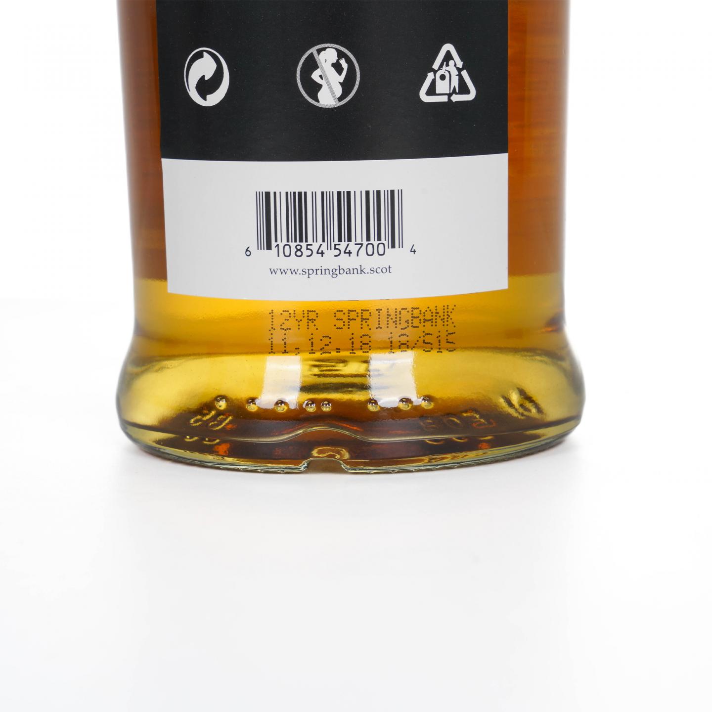 Springbank 云顶 12年 2018 桶强 54.8%