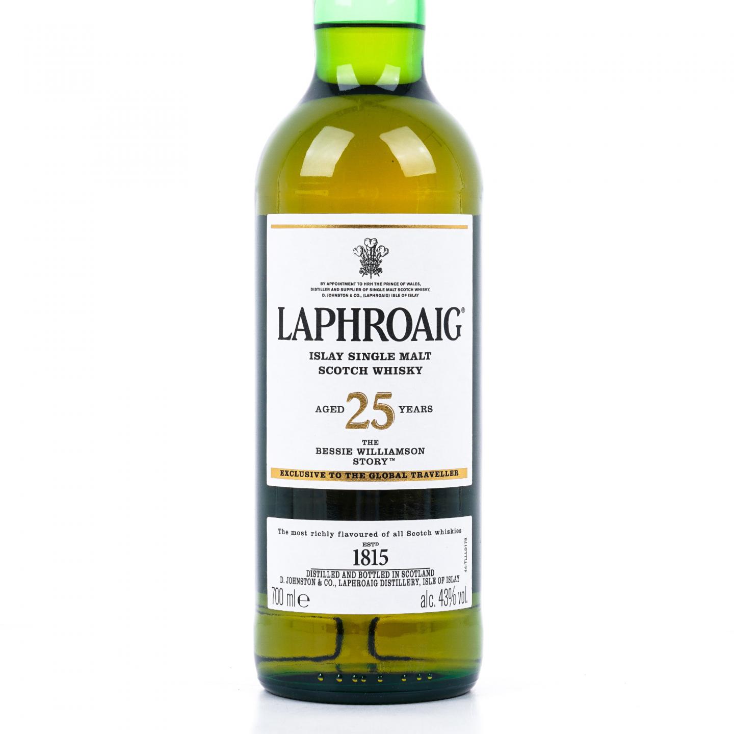 Laphroaig 拉弗格 25年 The Bessie Williamson Story 礼盒 700ml
