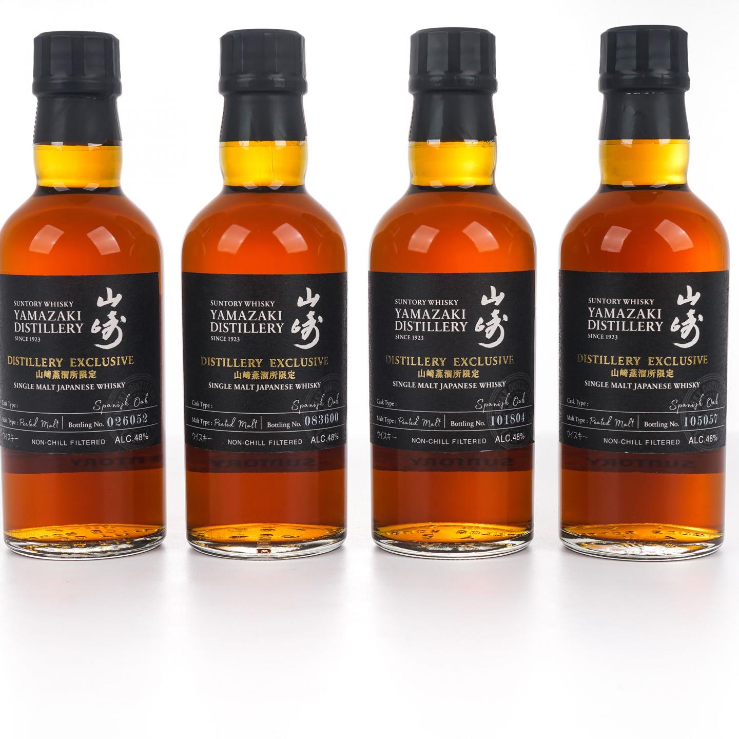 【中样】山崎蒸馏所限定 Peated Malt 4支组*180ml
