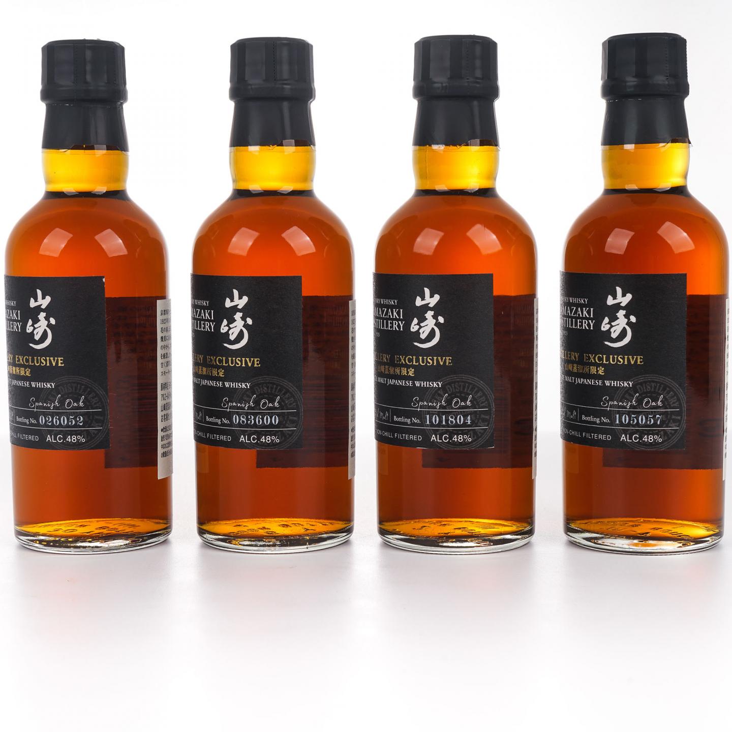 【中样】山崎蒸馏所限定 Peated Malt 4支组*180ml