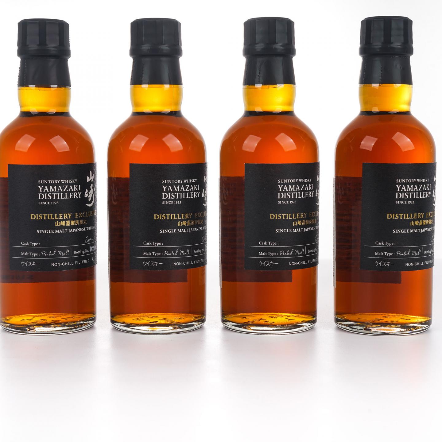 【中样】山崎蒸馏所限定 Peated Malt 4支组*180ml