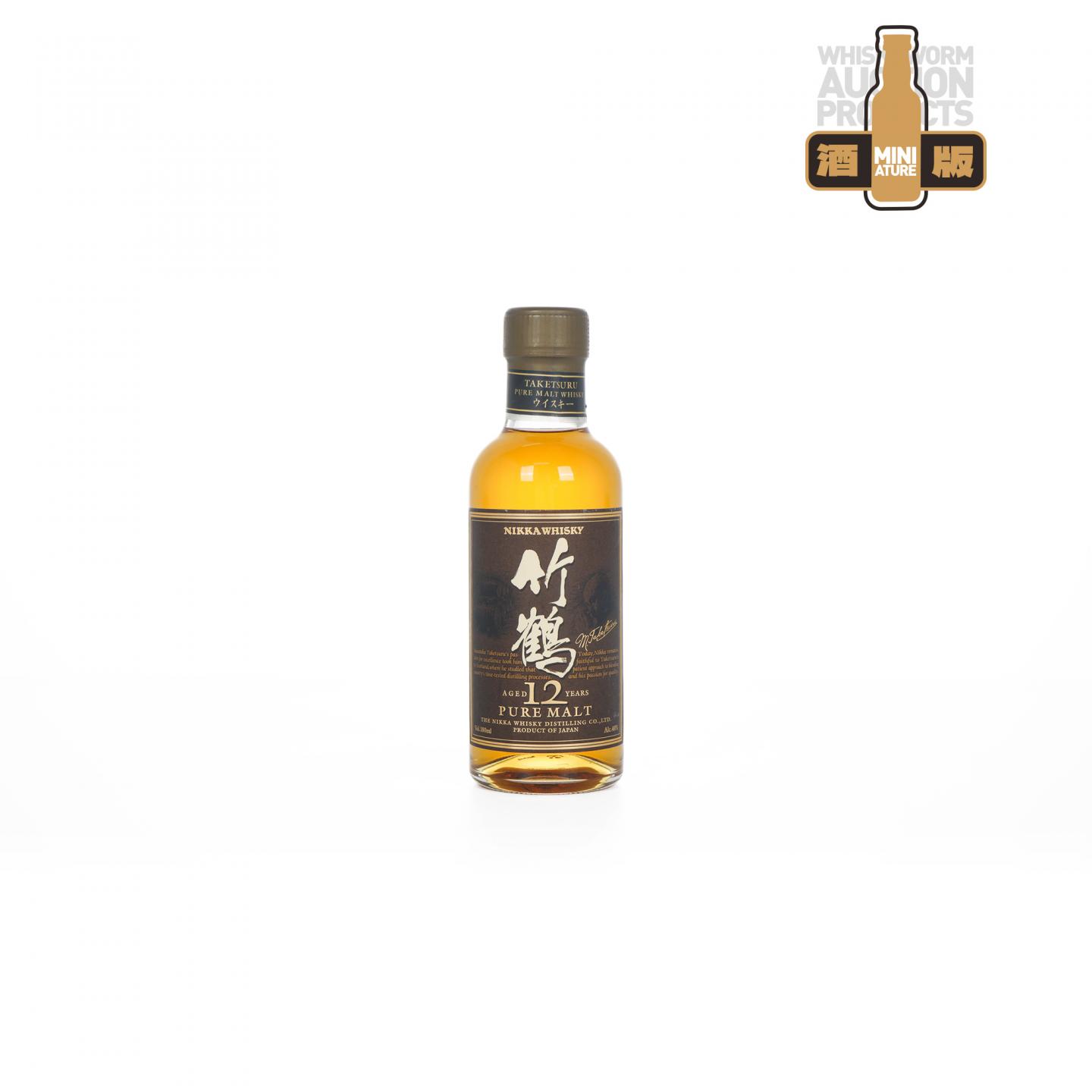 【酒版】竹鹤 12年 Pure Malt 180ml