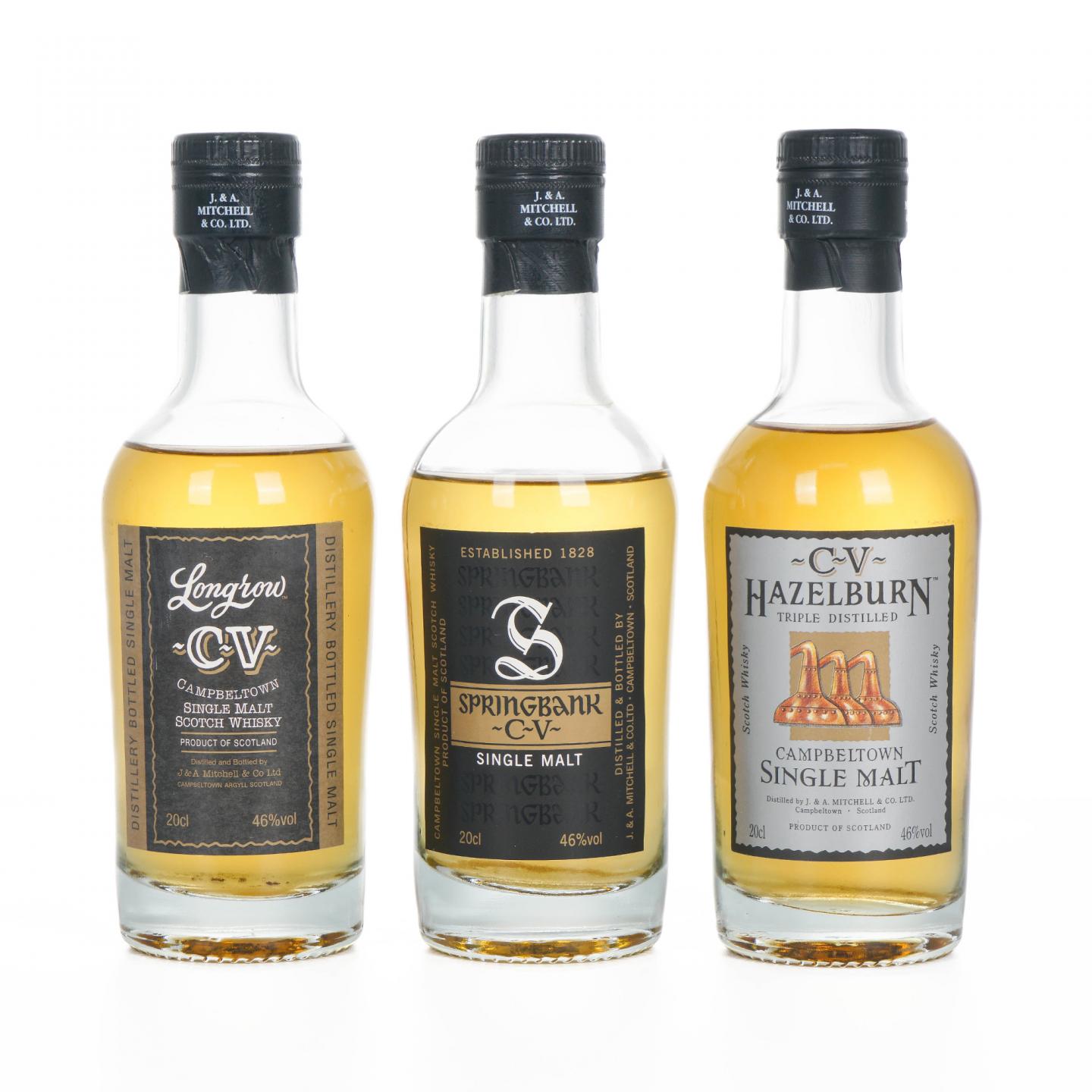 【中样】Campbeltown 云顶/哈索本/朗格罗 CV 3瓶组*200ml