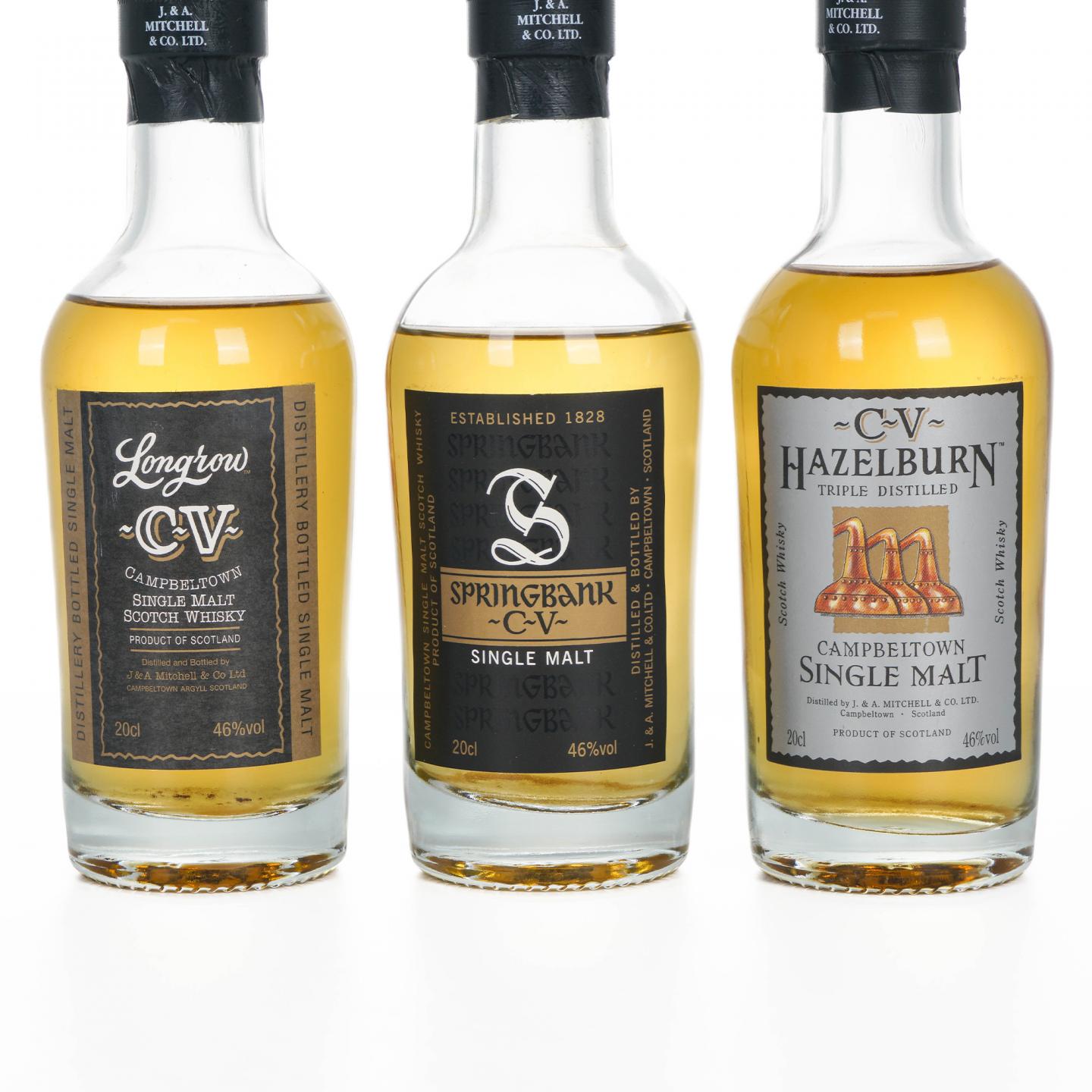【中样】Campbeltown 云顶/哈索本/朗格罗 CV 3瓶组*200ml