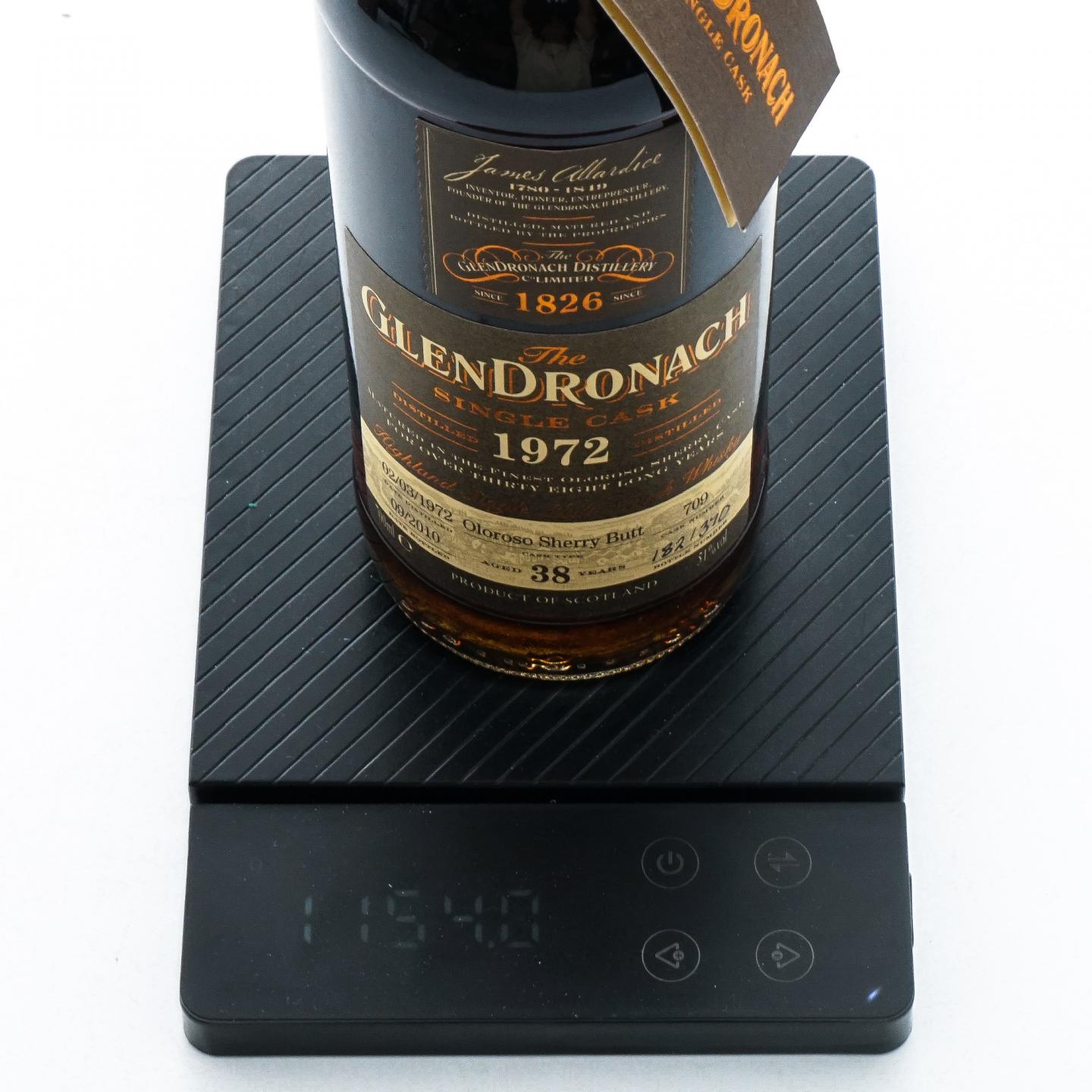 Glendronach 格兰多纳 38年 1972-2010 雪莉桶#709