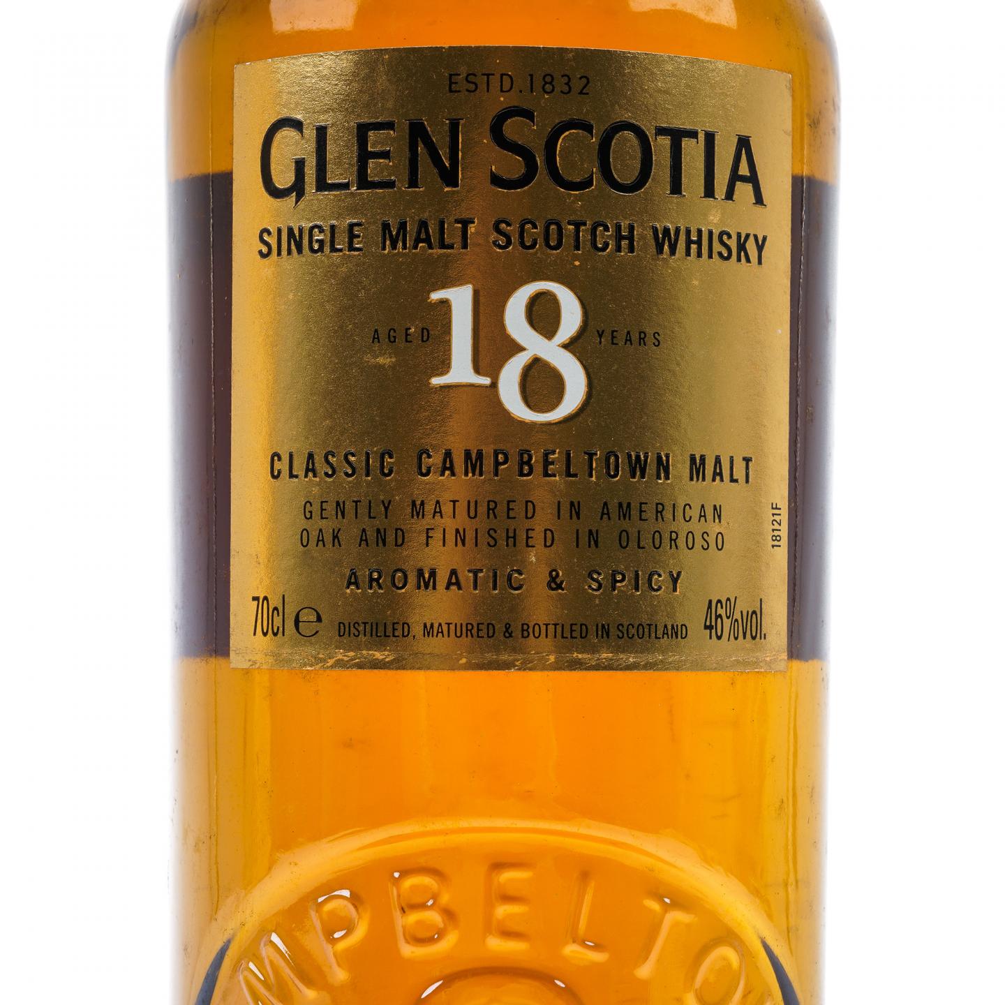 Glen Scotia 格兰帝 18年 行货