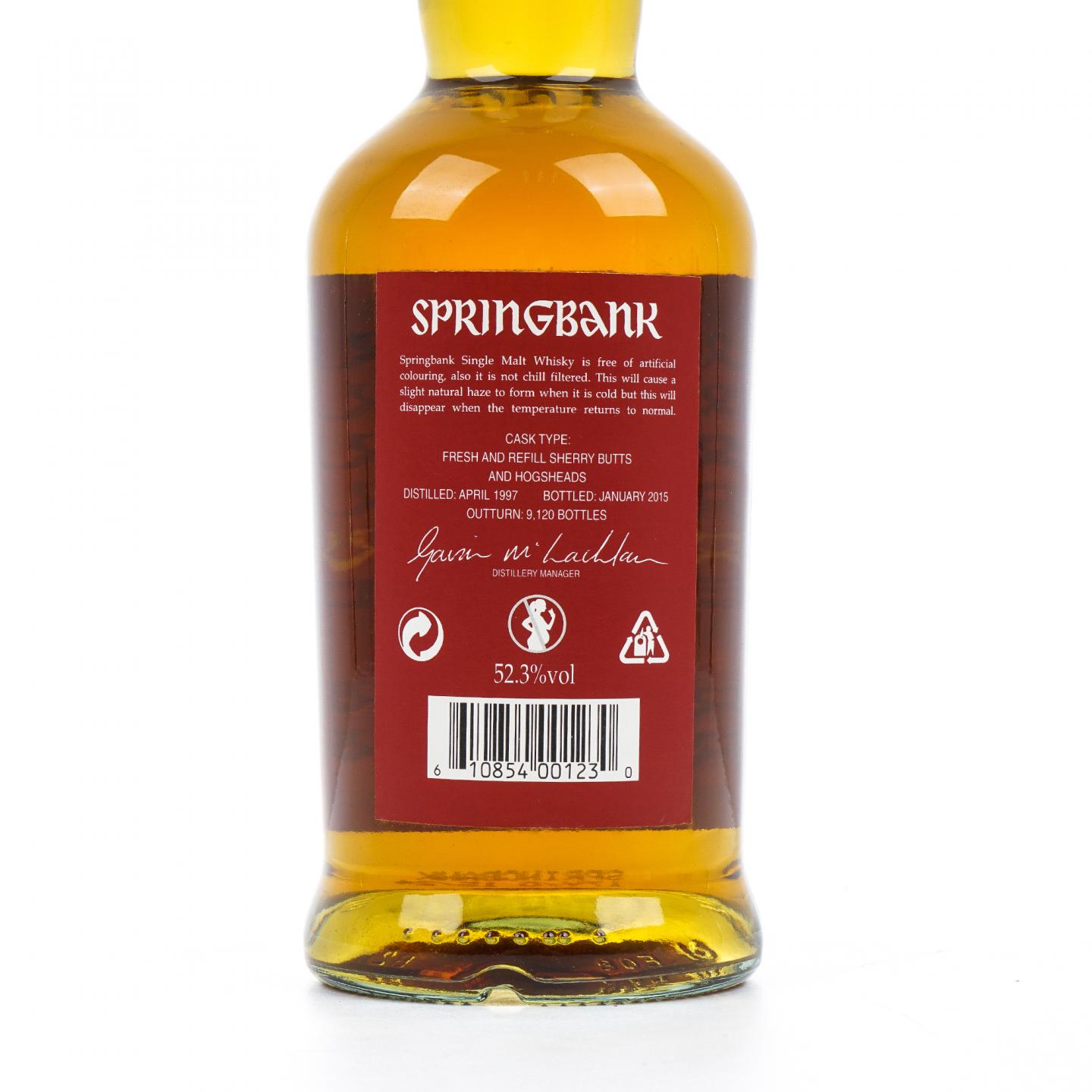 Springbank 云顶 17年 1997-2015
