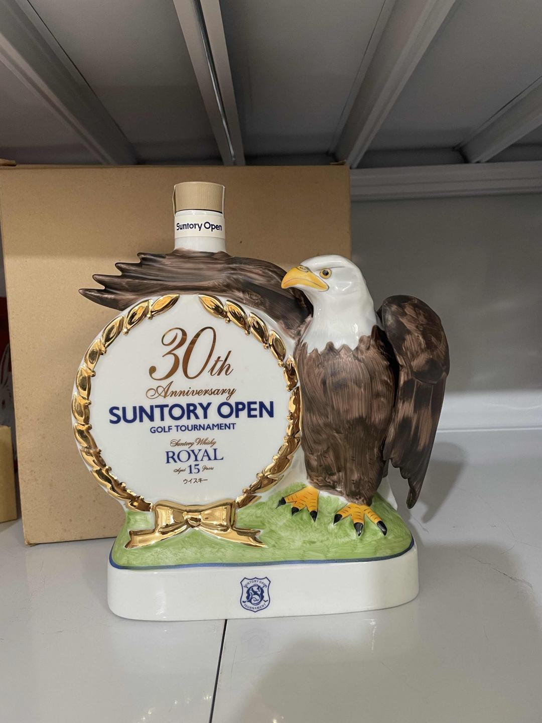 【30周年纪念】2002年三得利高尔夫公开赛纪念⛳️洛雅15年瓷瓶纪念威士忌