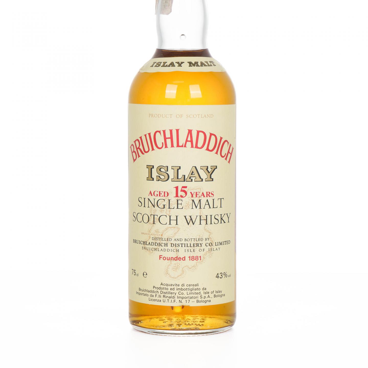 Bruichladdich 布赫拉迪 15年 750ml