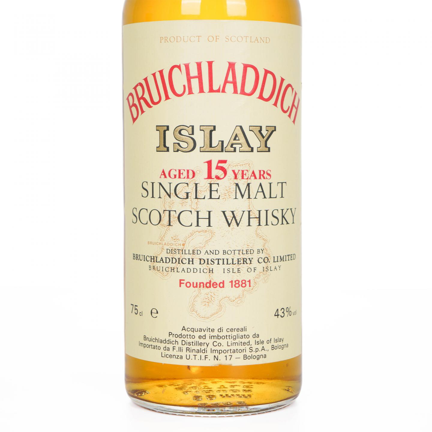 Bruichladdich 布赫拉迪 15年 750ml