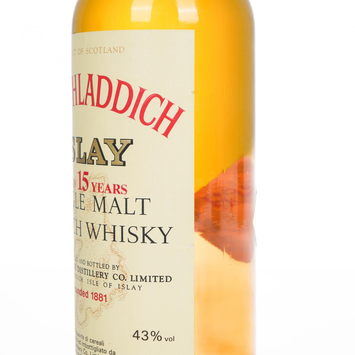 Bruichladdich 布赫拉迪 15年 750ml