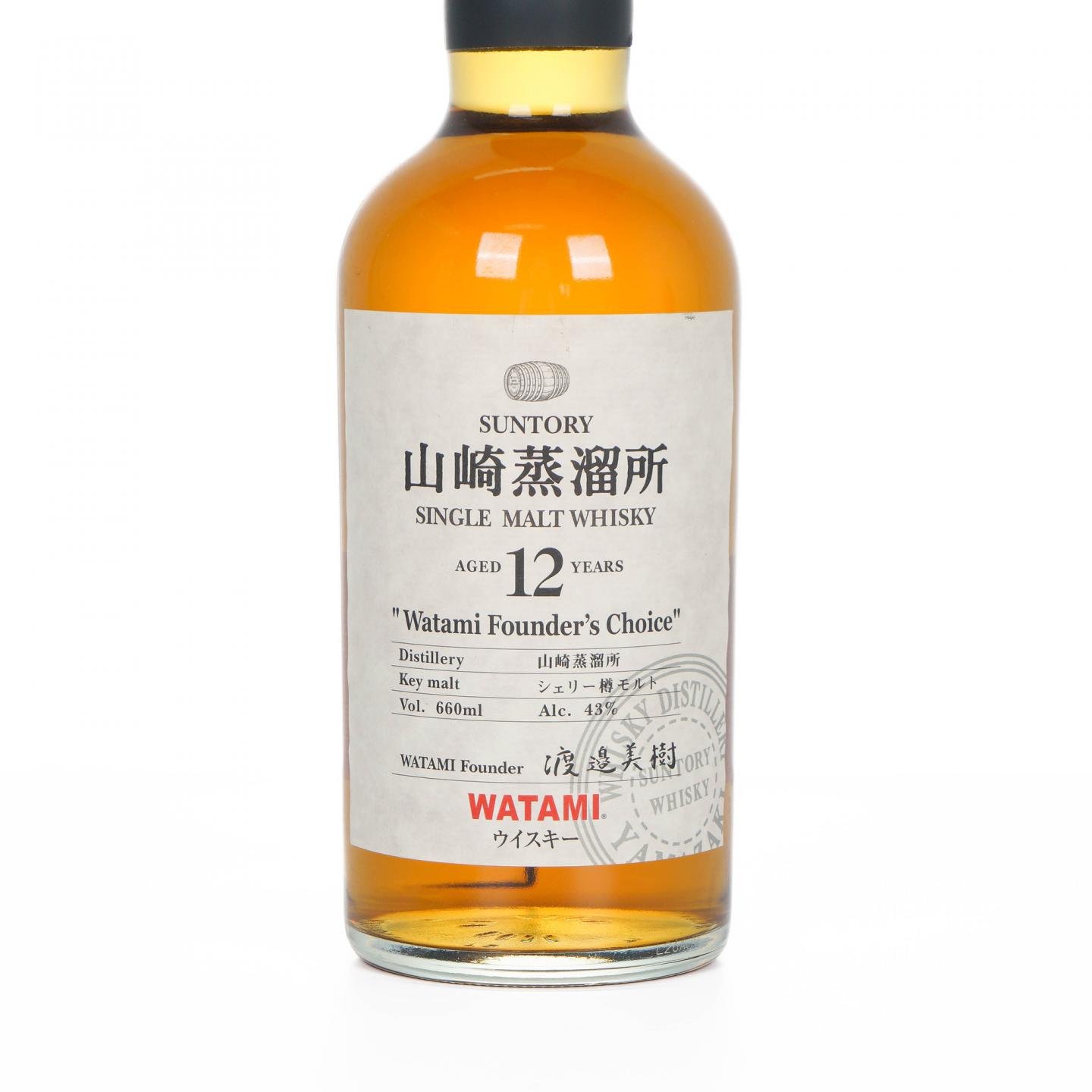 山崎 12年 渡边美树 Watami Founder’s Choice 660ml