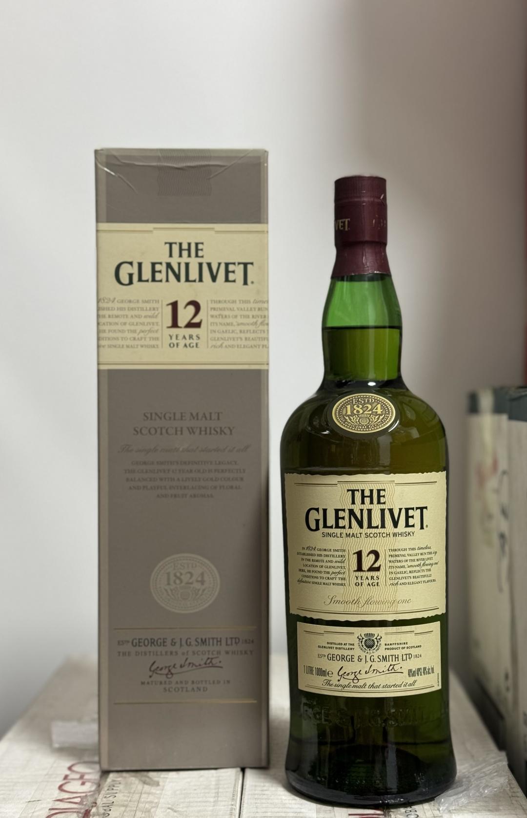 格兰威特12年 姥姥版本 1L装老酒