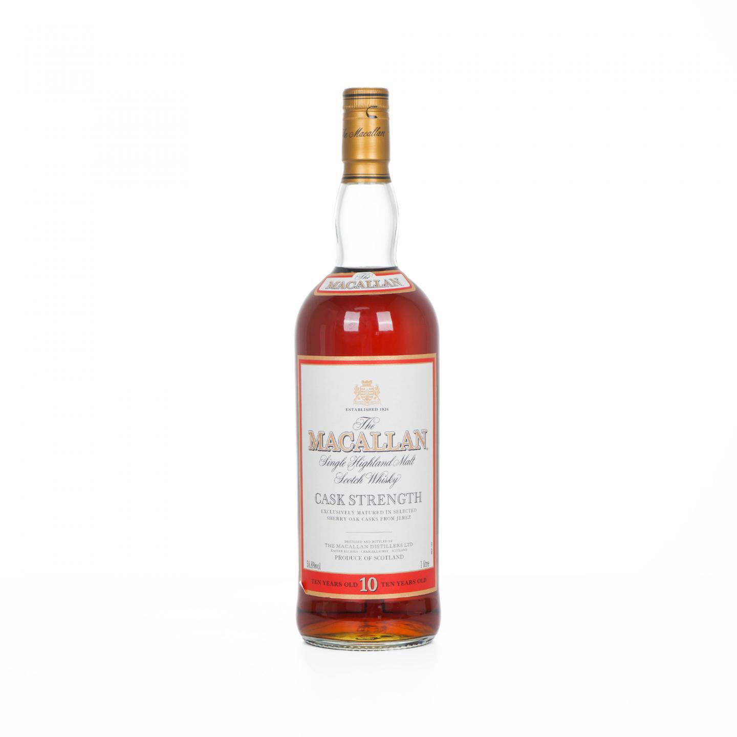 Macallan 麦卡伦 10年 桶强 1L 58.8%