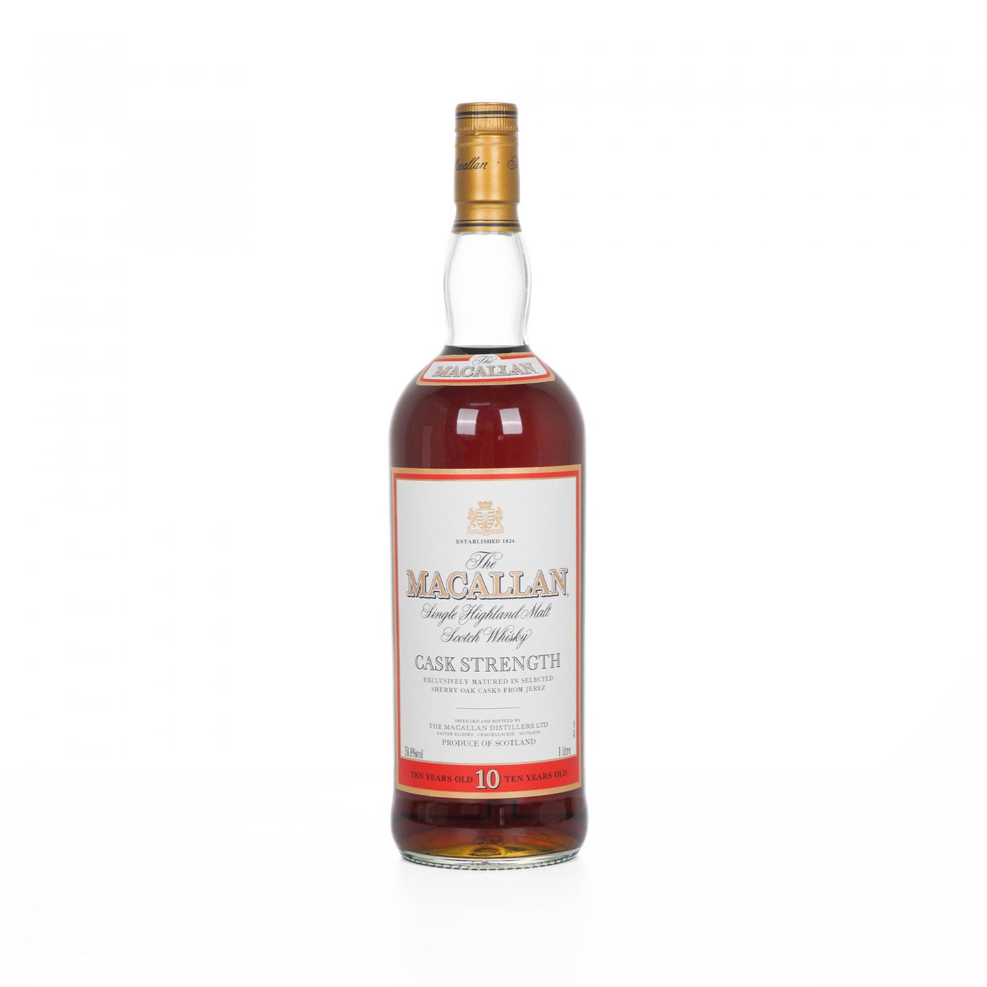Macallan 麦卡伦 10年 桶强 1000ML 58.8%