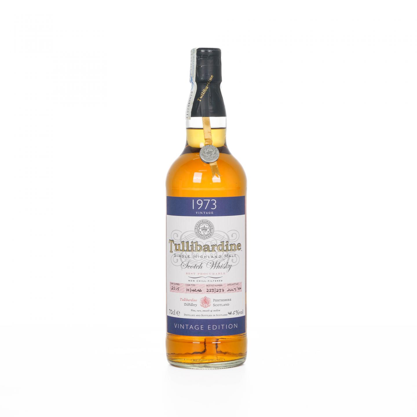Tullibardine 图里巴丁 1973-2006 桶号#2515