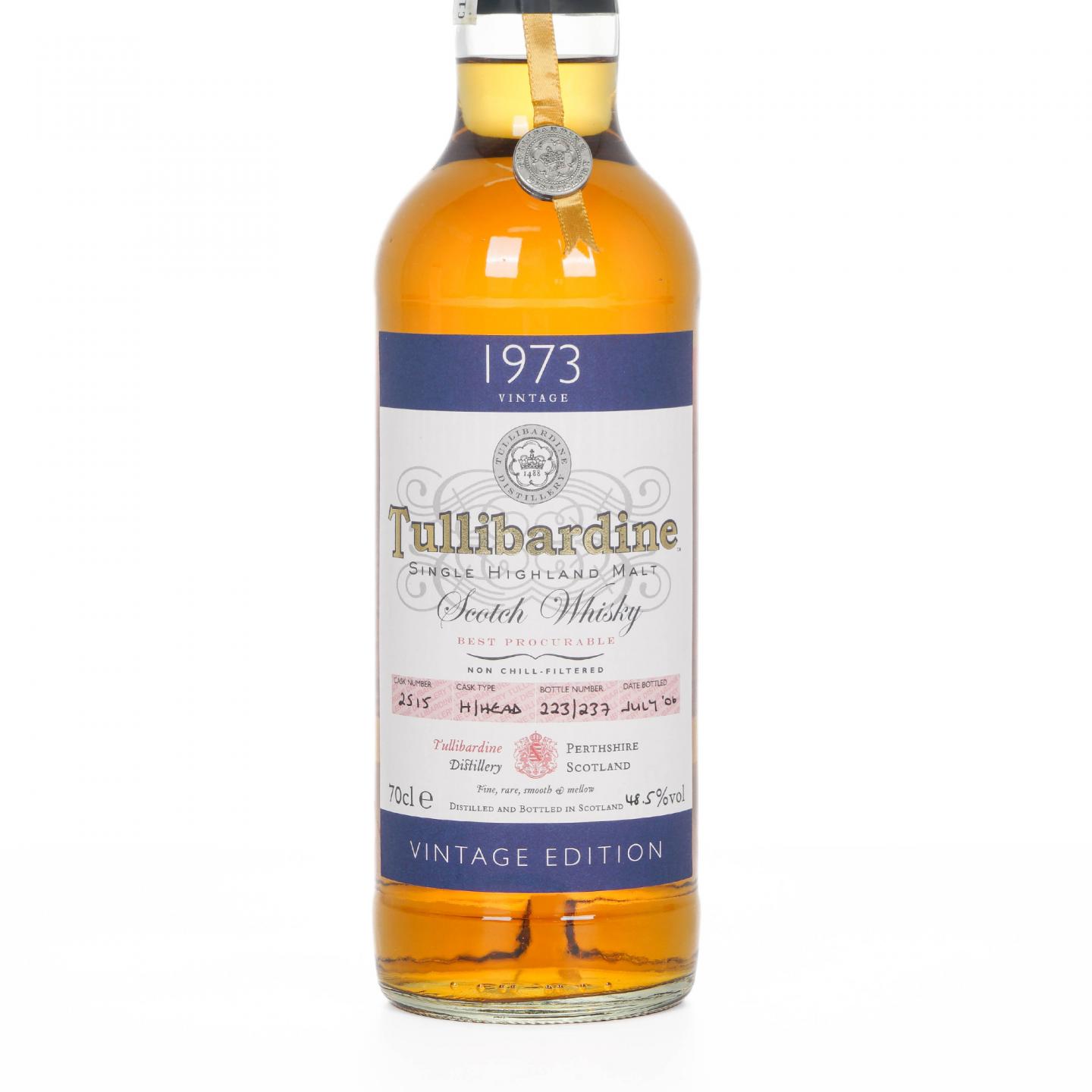 Tullibardine 图里巴丁 1973-2006 桶号#2515