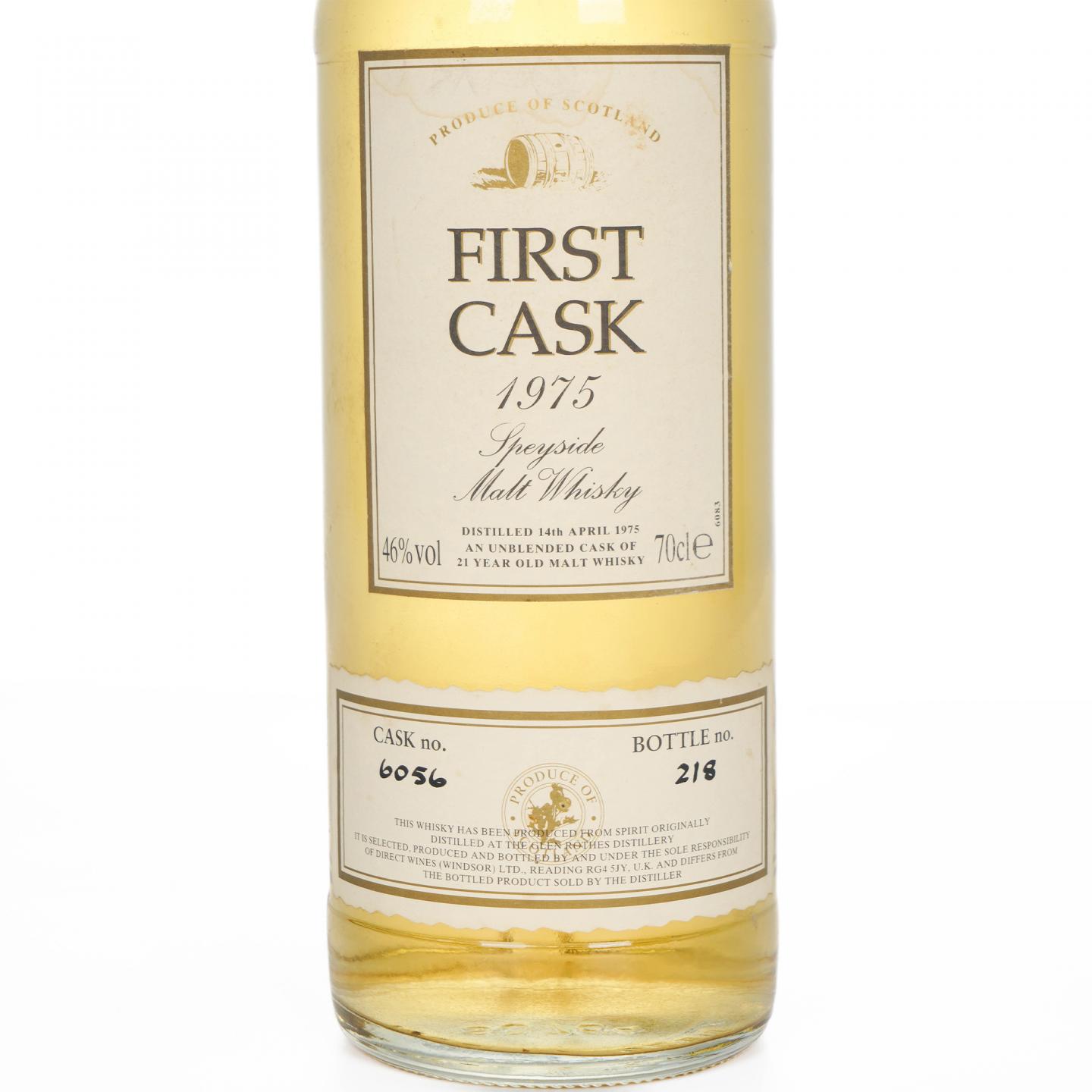 Glenrothes 格兰路思 21年 1975 First Cask