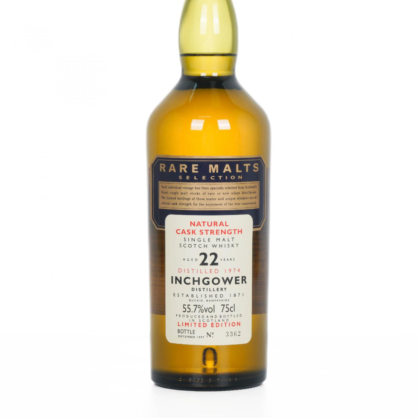 Inchgower 英尺高尔 22年 1974-1997 RMS 桶强 750ml