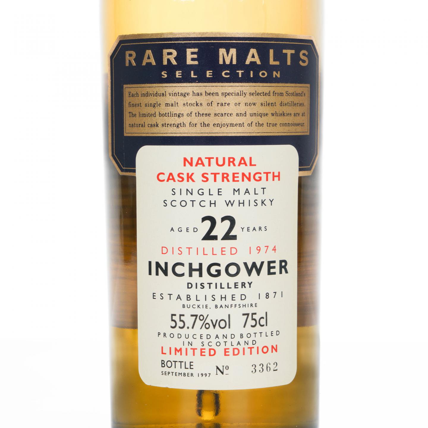 Inchgower 英尺高尔 22年 1974-1997 RMS 桶强 750ml