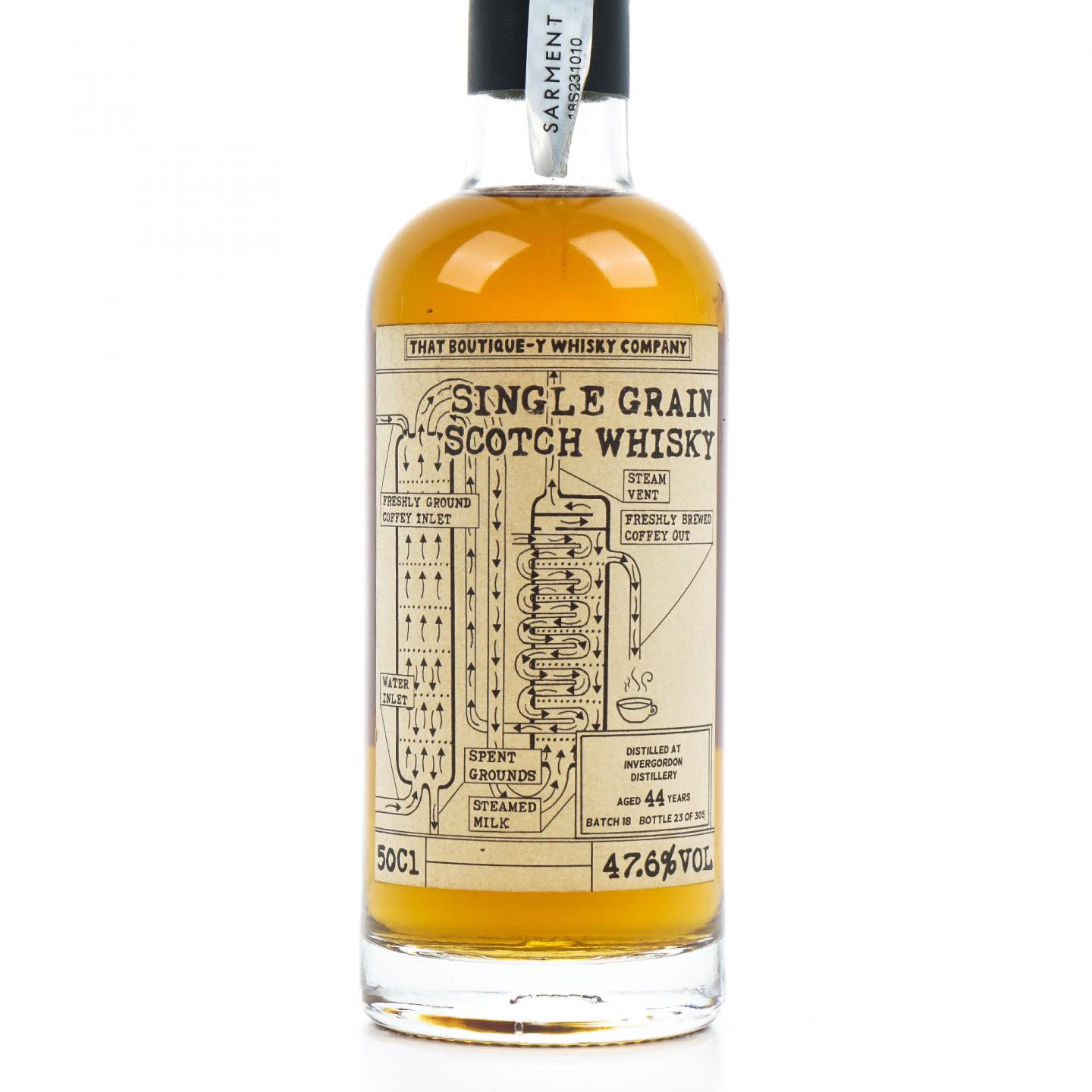 TBWC 漫画标 Invergordon 44年 2018 Batch 18 单谷 500ml
