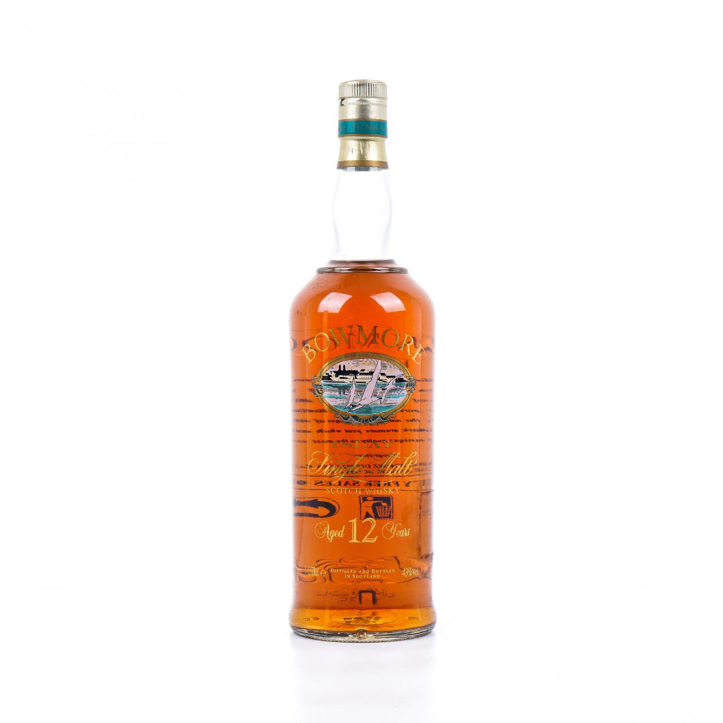 Bowmore 波摩 12年 海鸥镭射标 1升装 圆筒
