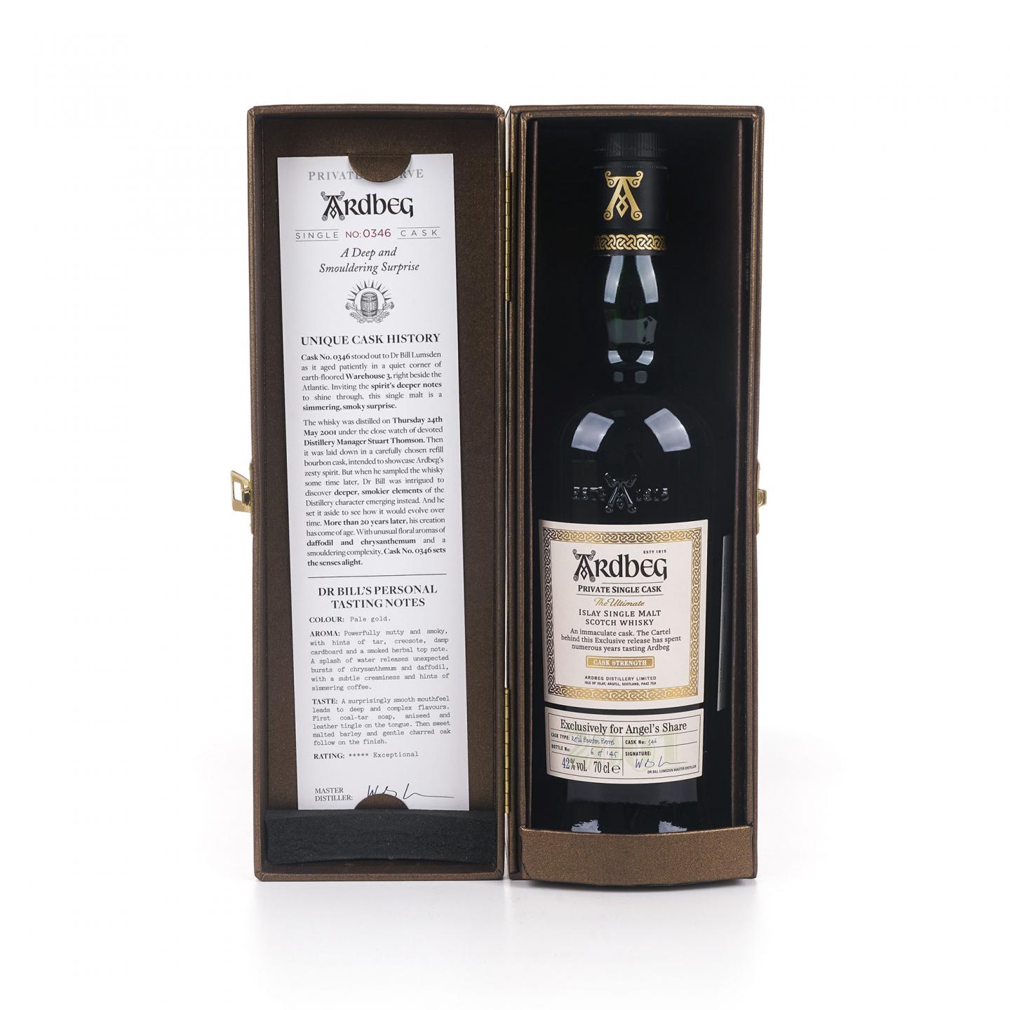 Ardbeg 阿贝 2001 私人单桶#346