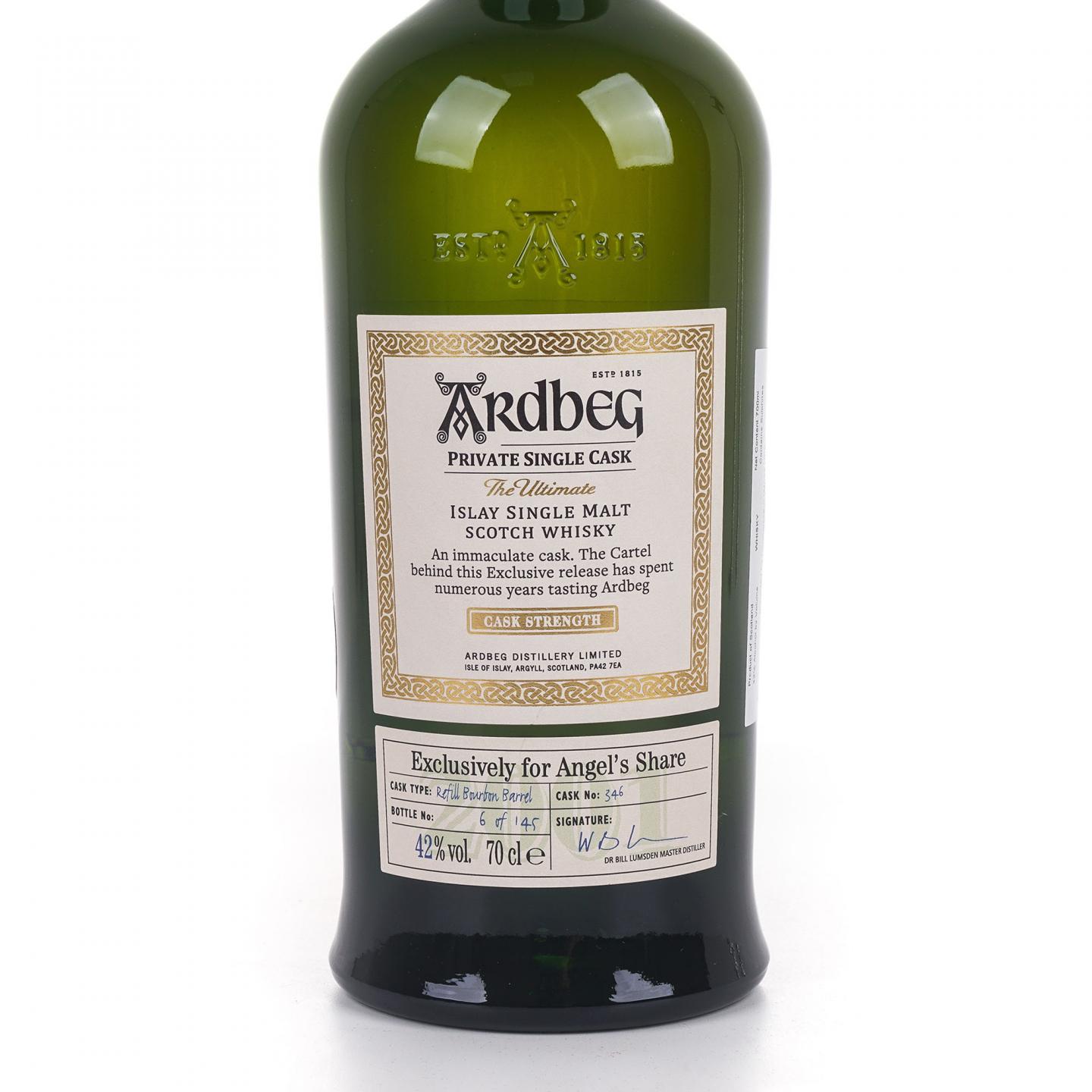 Ardbeg 阿贝 2001 私人单桶#346