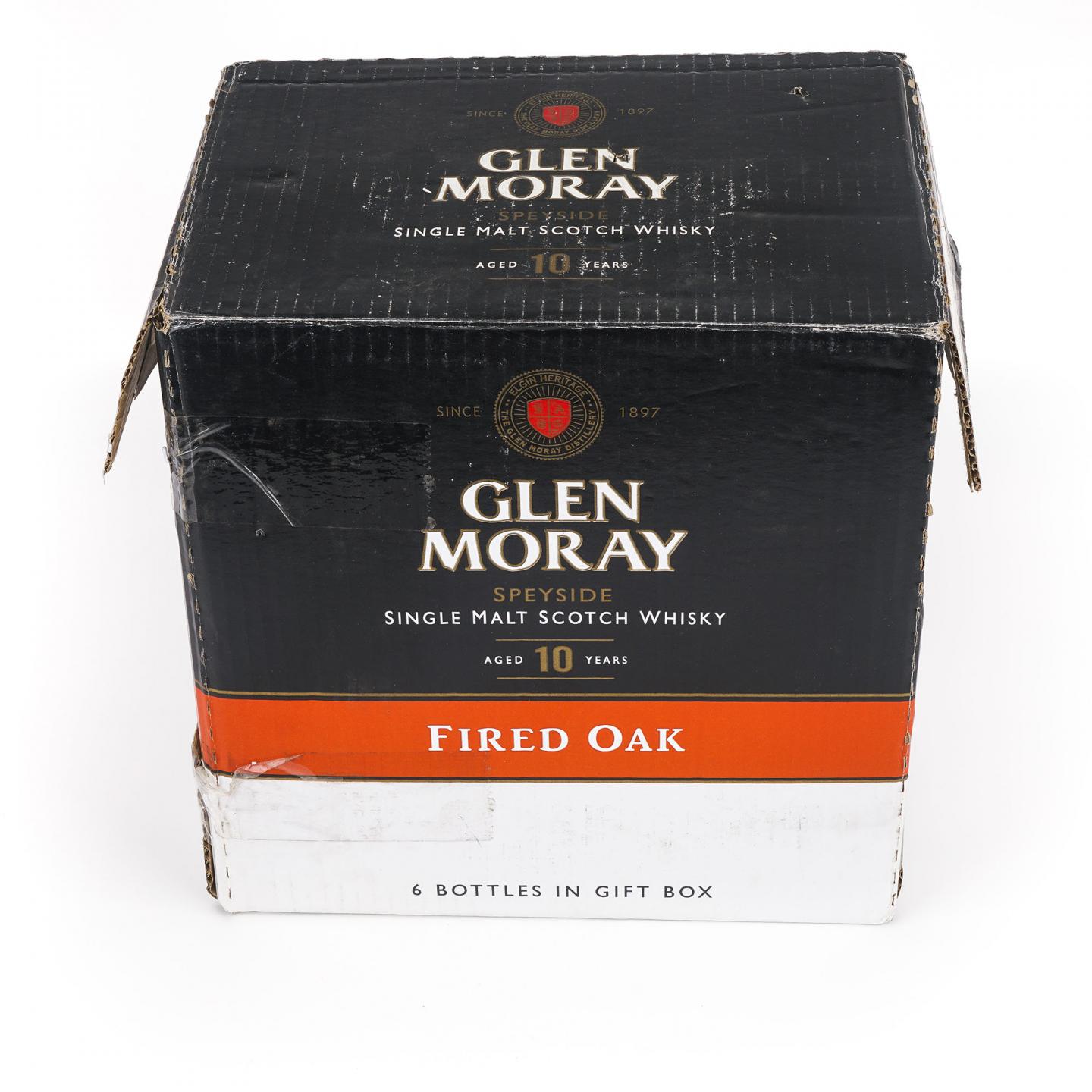Glen Moray 格兰莫雷 10年 Fired Oak 6瓶组