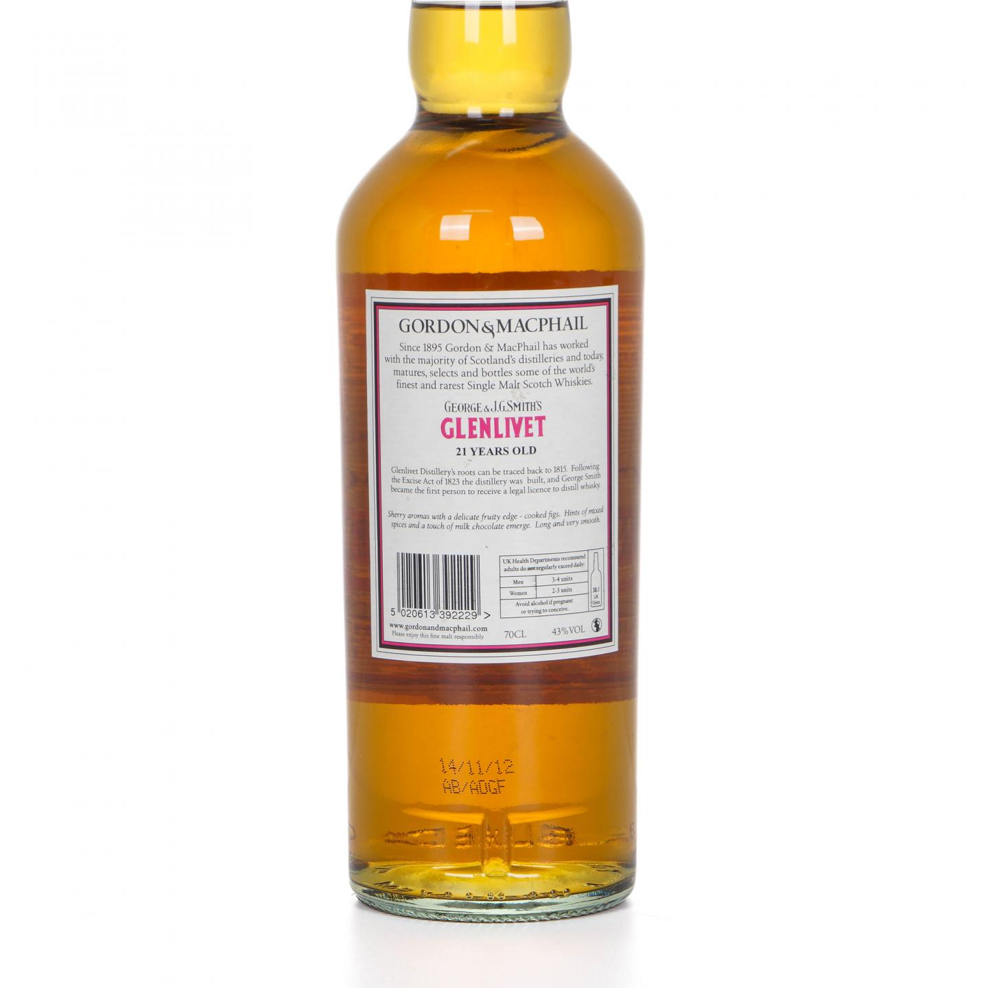 Glenlivet 格兰威特 21年 狮标 GM
