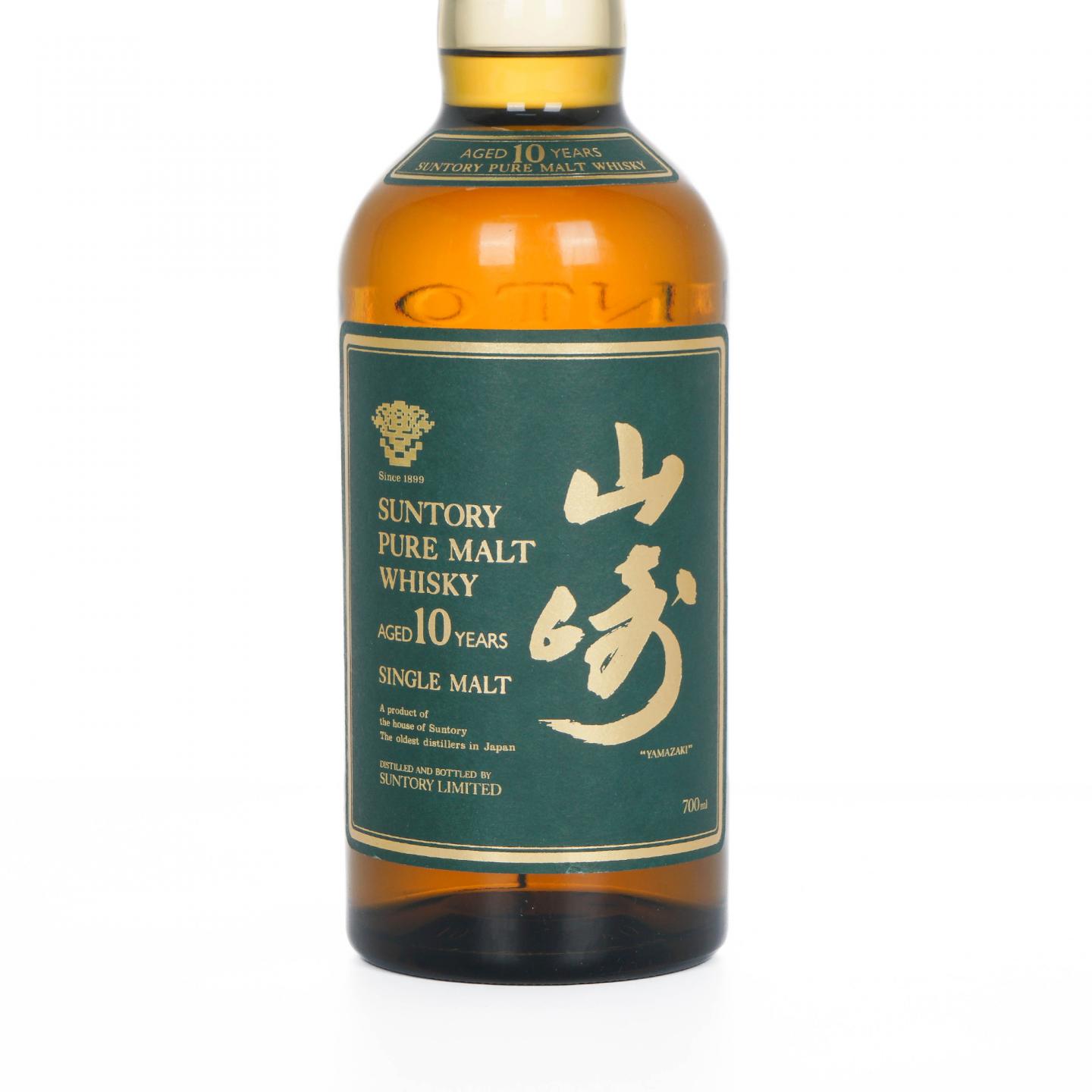 山崎 10年 金花标 绿标 Pure Malt