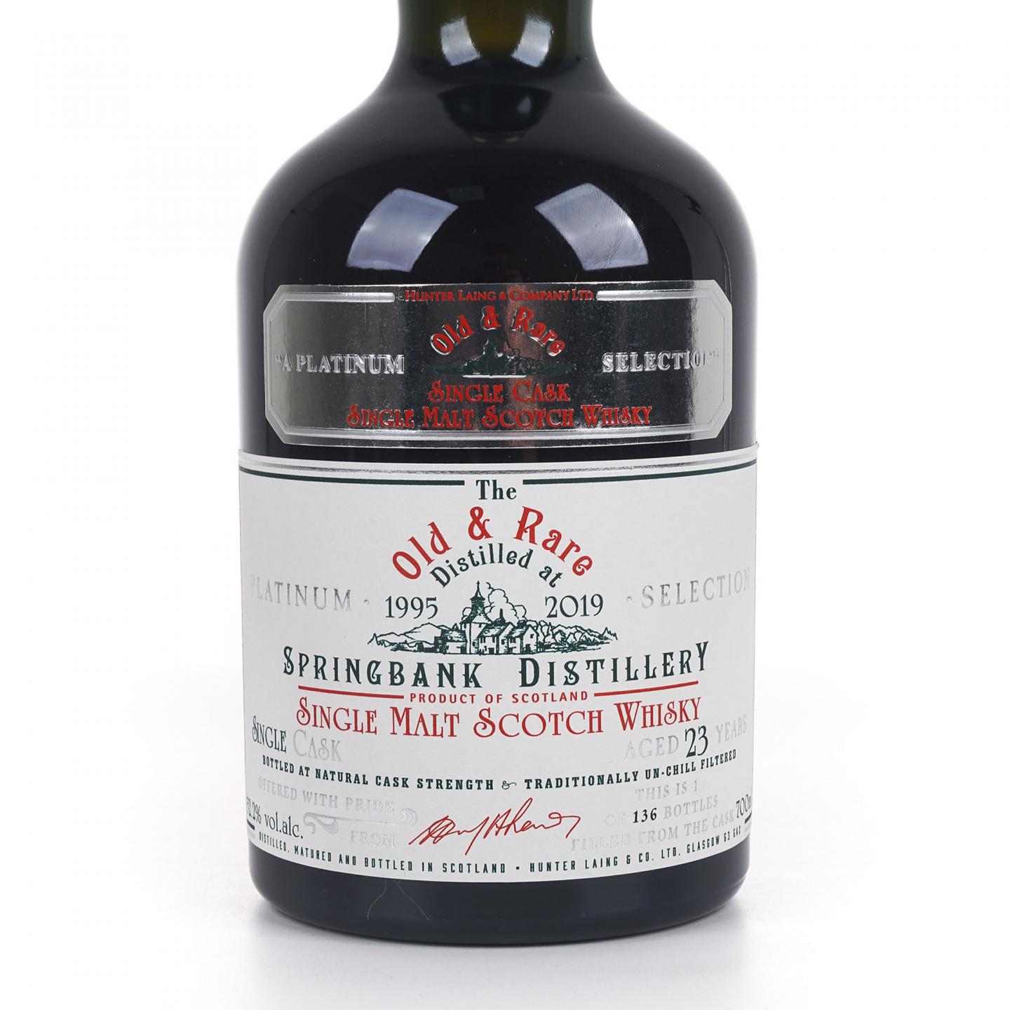 Springbank 云顶 23年 1995-2019 HL 白金系列 单桶桶强