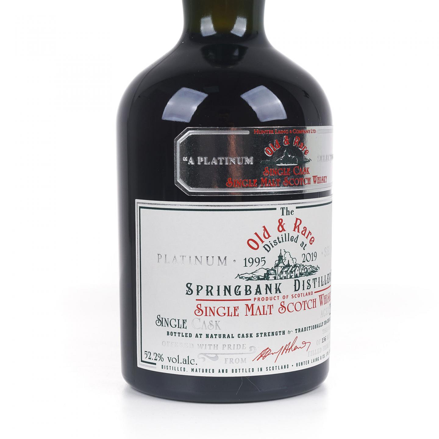 Springbank 云顶 23年 1995-2019 HL 白金系列 单桶桶强