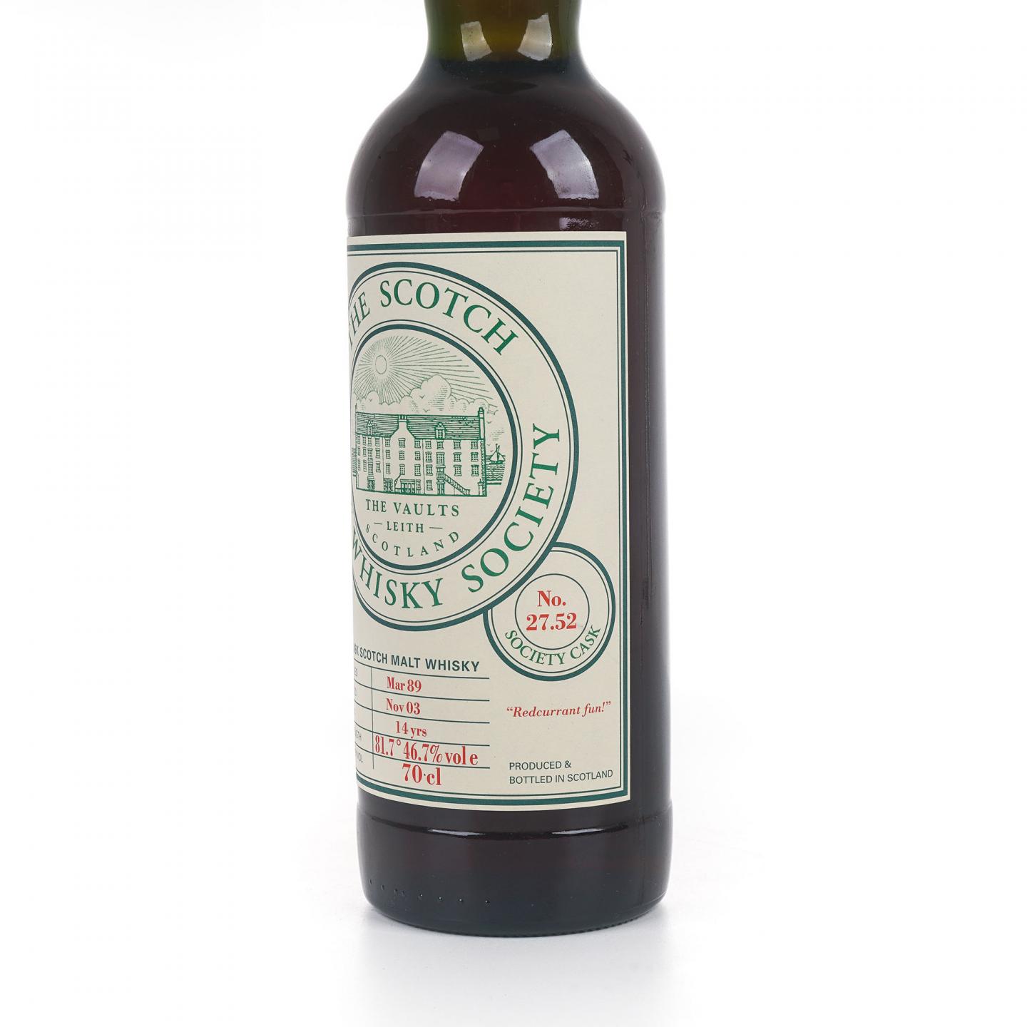 SMWS 27.52 云顶 14年 1989-2003
