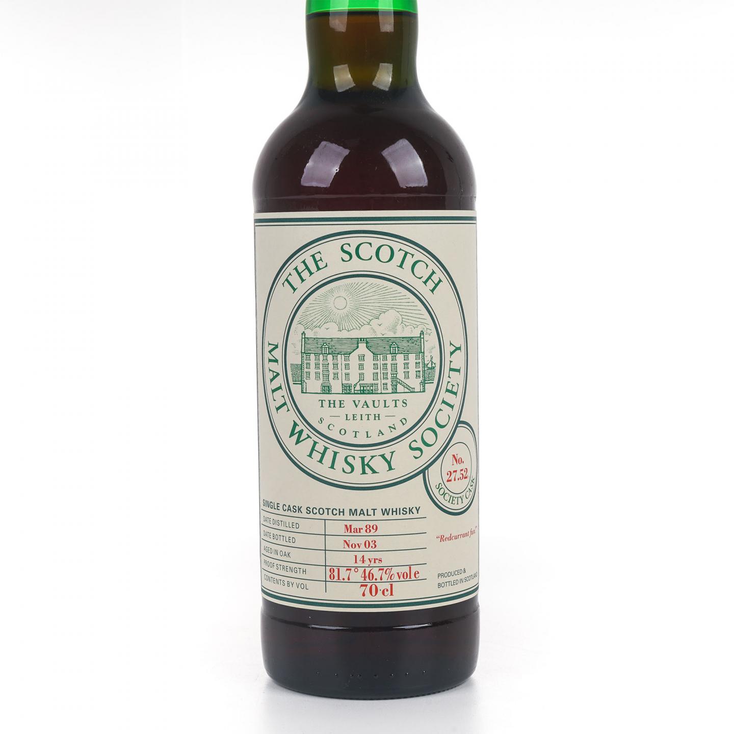 SMWS 27.52 云顶 14年 1989-2003