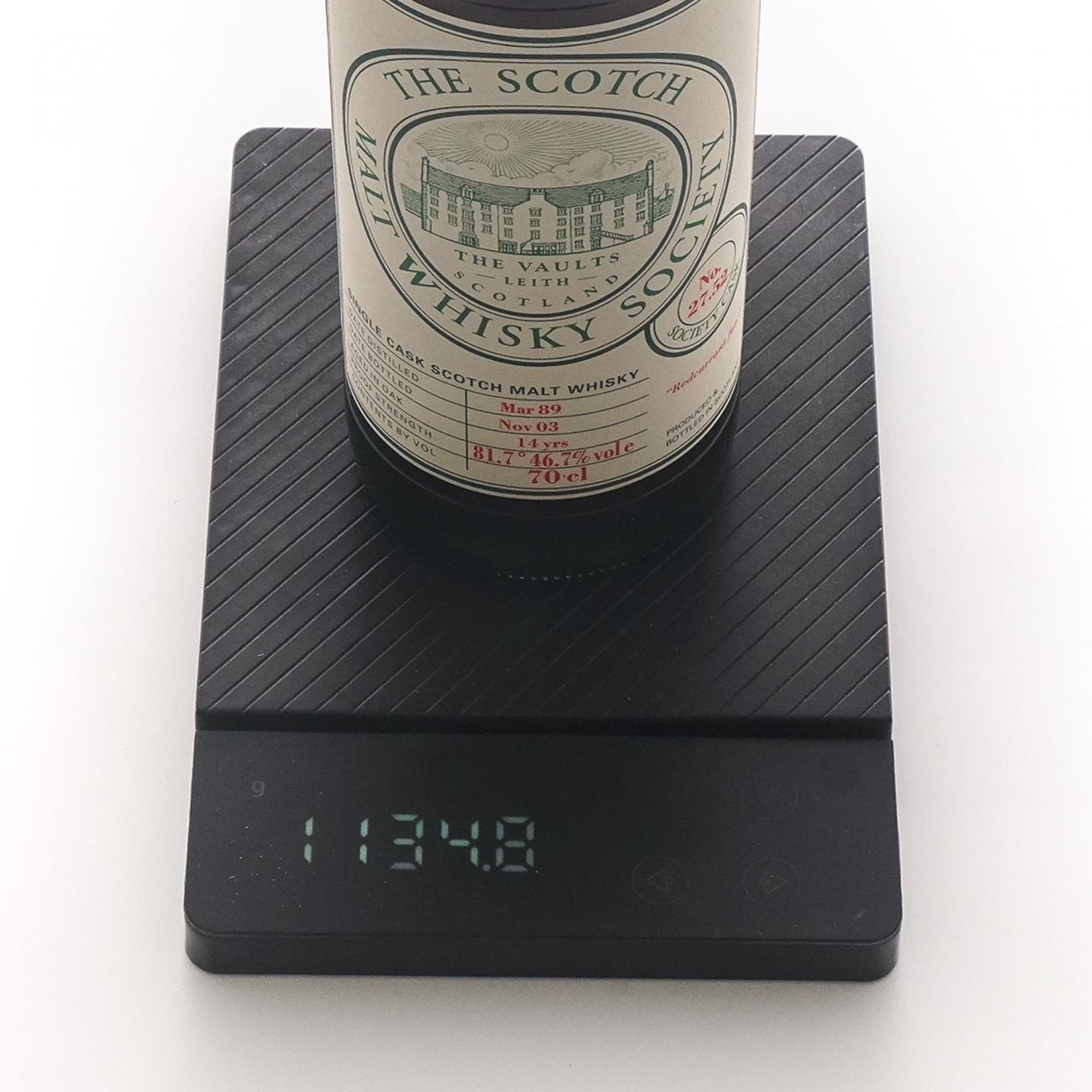 SMWS 27.52 云顶 14年 1989-2003