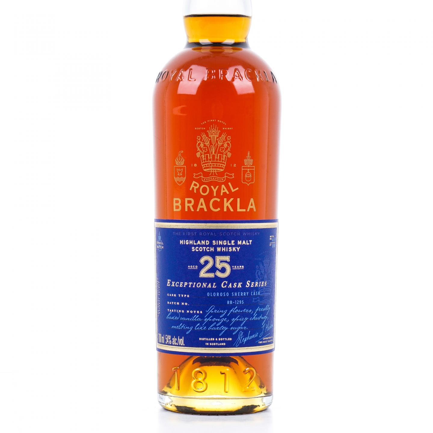 Royal Brackla 皇家布莱克拉 25年 2021 雪莉桶 ECS系列 行货
