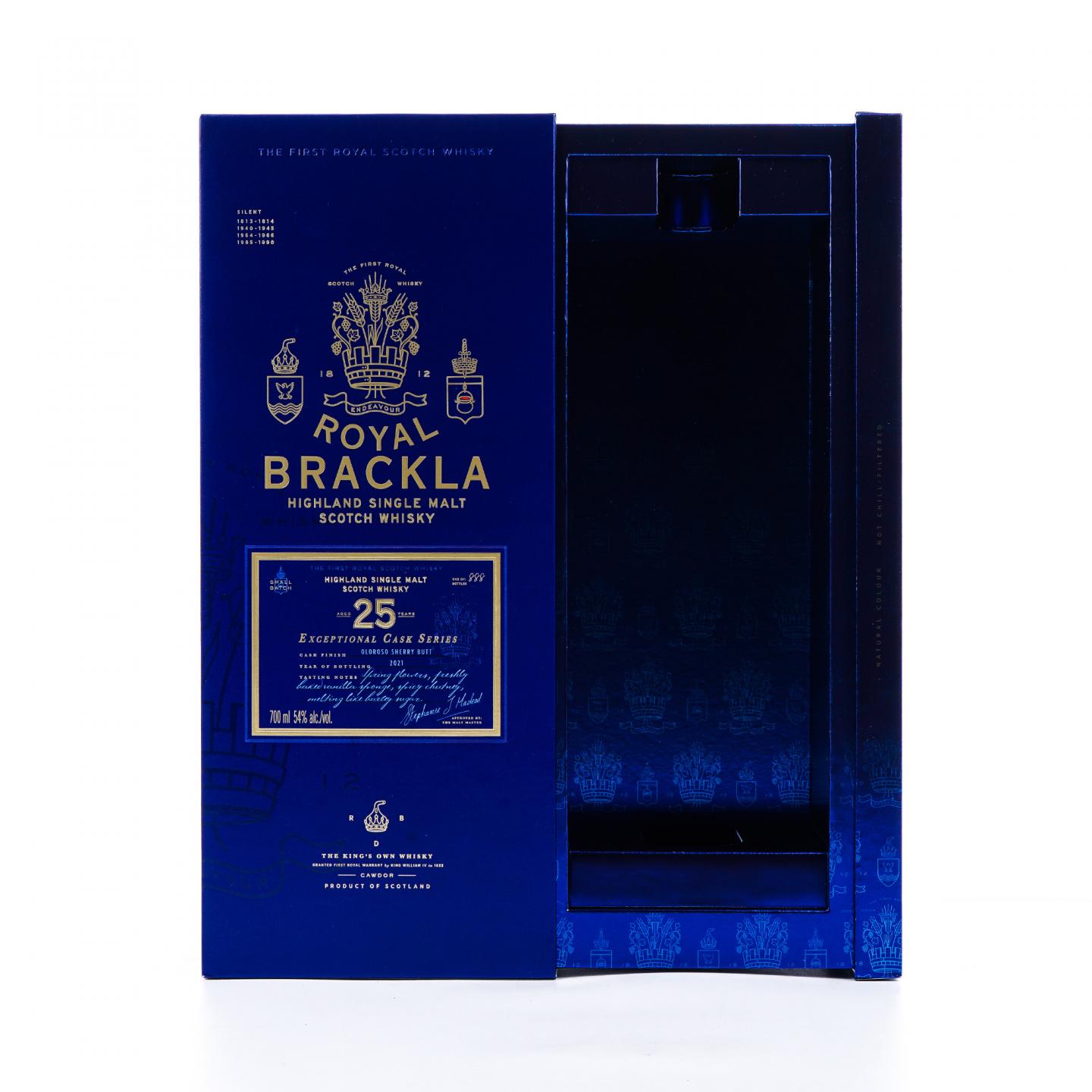 Royal Brackla 皇家布莱克拉 25年 2021 雪莉桶 ECS系列 行货