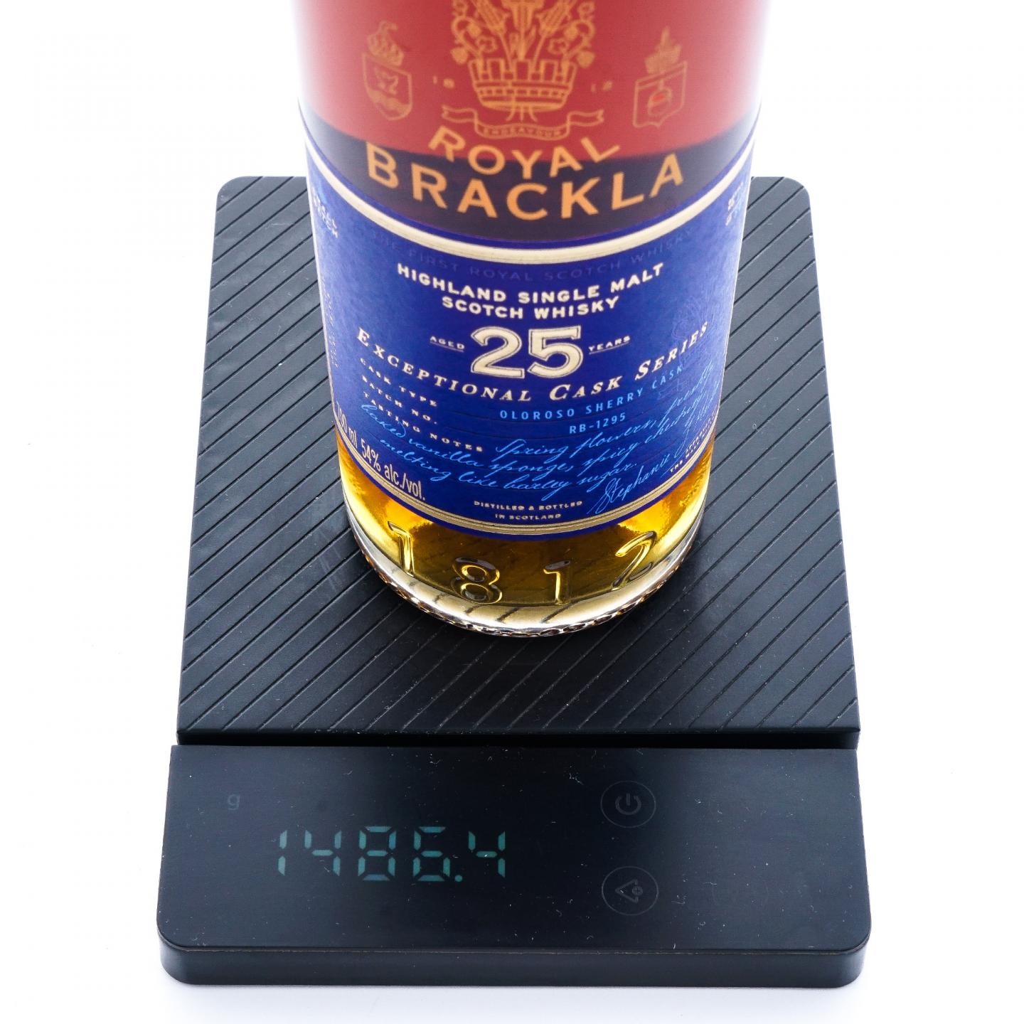 Royal Brackla 皇家布莱克拉 25年 2021 雪莉桶 ECS系列 行货