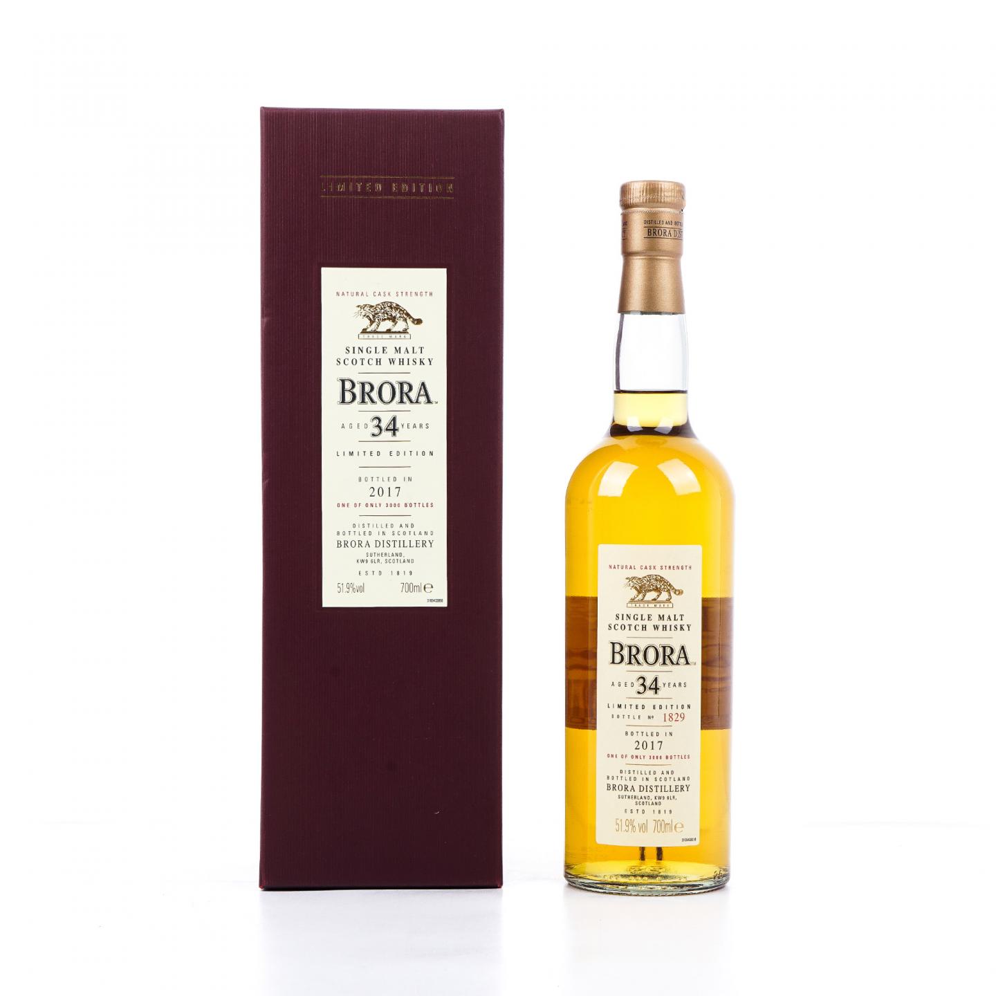 Brora 布朗拉 34年 2017 SR