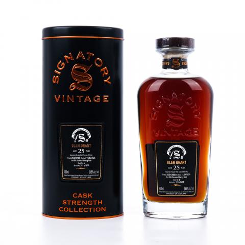 Glen Grant 格兰冠 25年 2000-2025 初填雪莉桶 桶强 SV