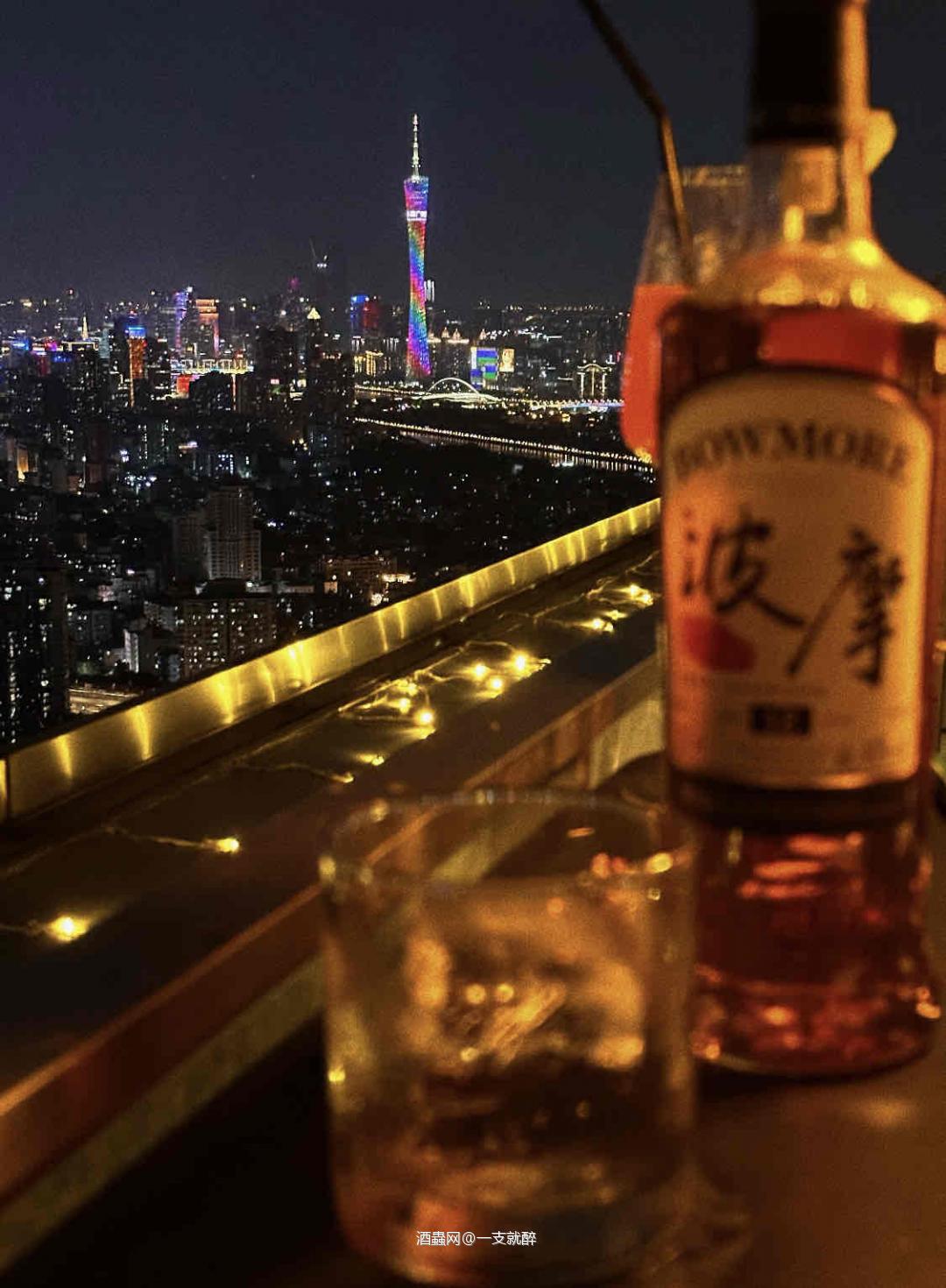 广州夜景和威士忌也很好拍